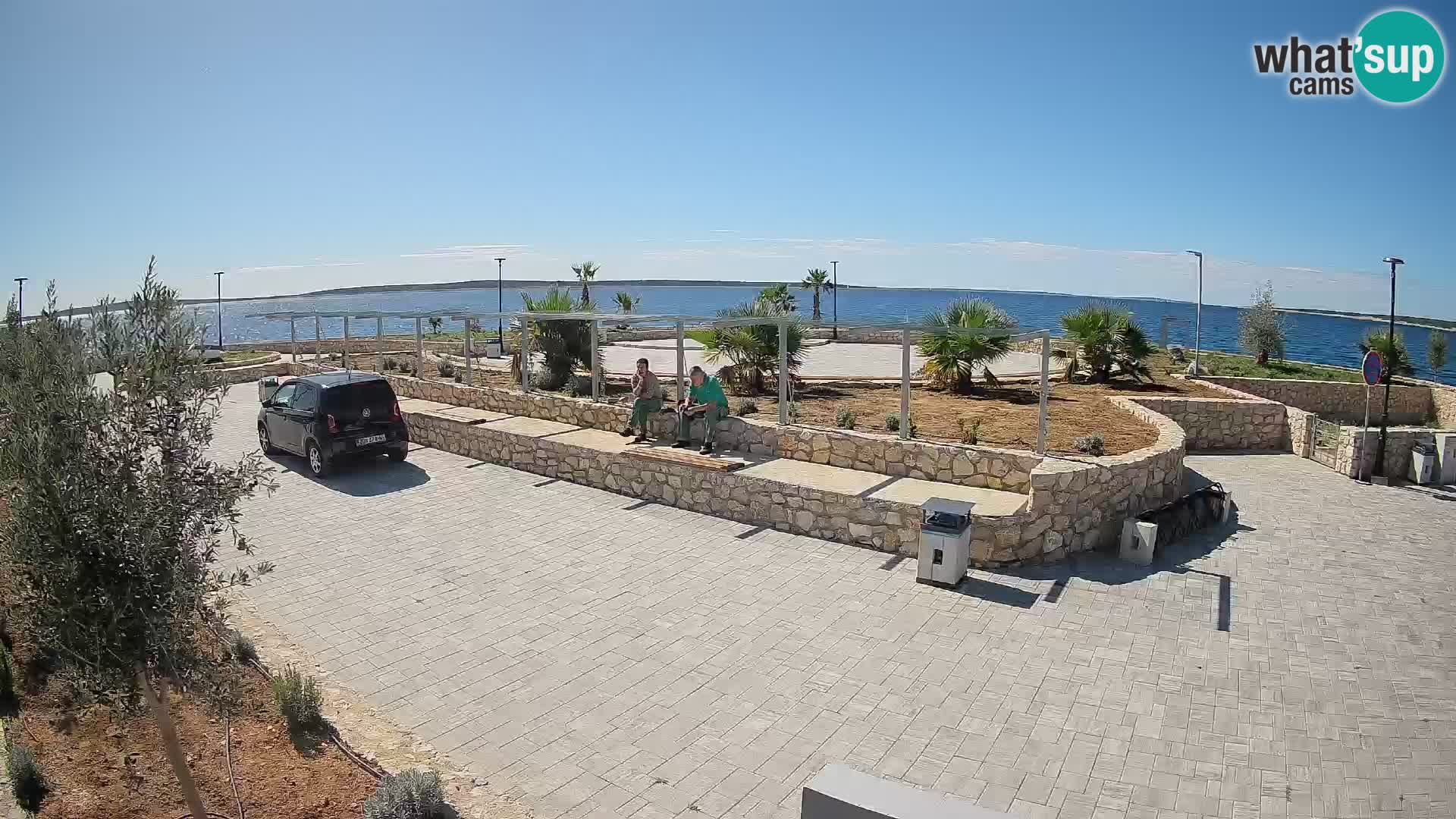 Webcam Mandre – Scène estivale Velika điga | Île de Pag
