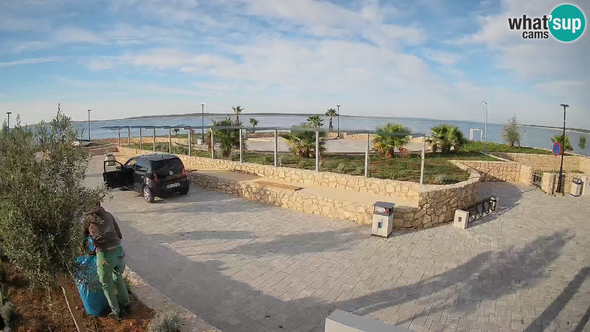 Webcam Mandre – Scène estivale Velika điga | Île de Pag