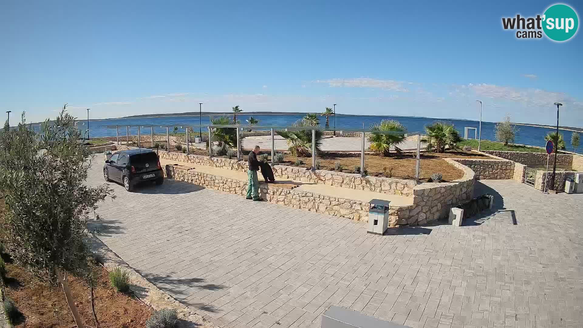 Webcam Mandre – Escenario de verano Velika điga | Isla de Pag