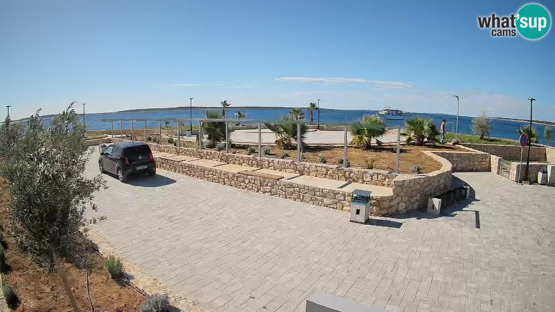 Spletna kamera Mandre – Poletni oder Velika điga | Otok Pag