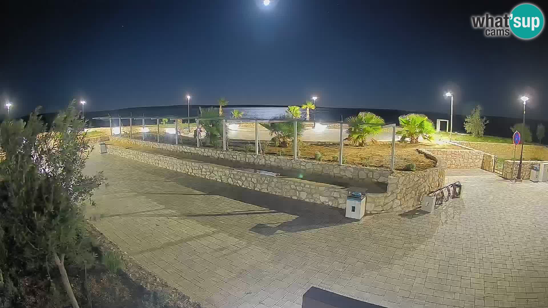 Webcam Mandre – Escenario de verano Velika điga | Isla de Pag