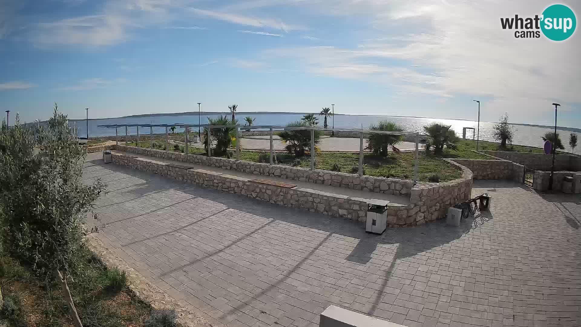 Webcam Mandre – Scène estivale Velika điga | Île de Pag