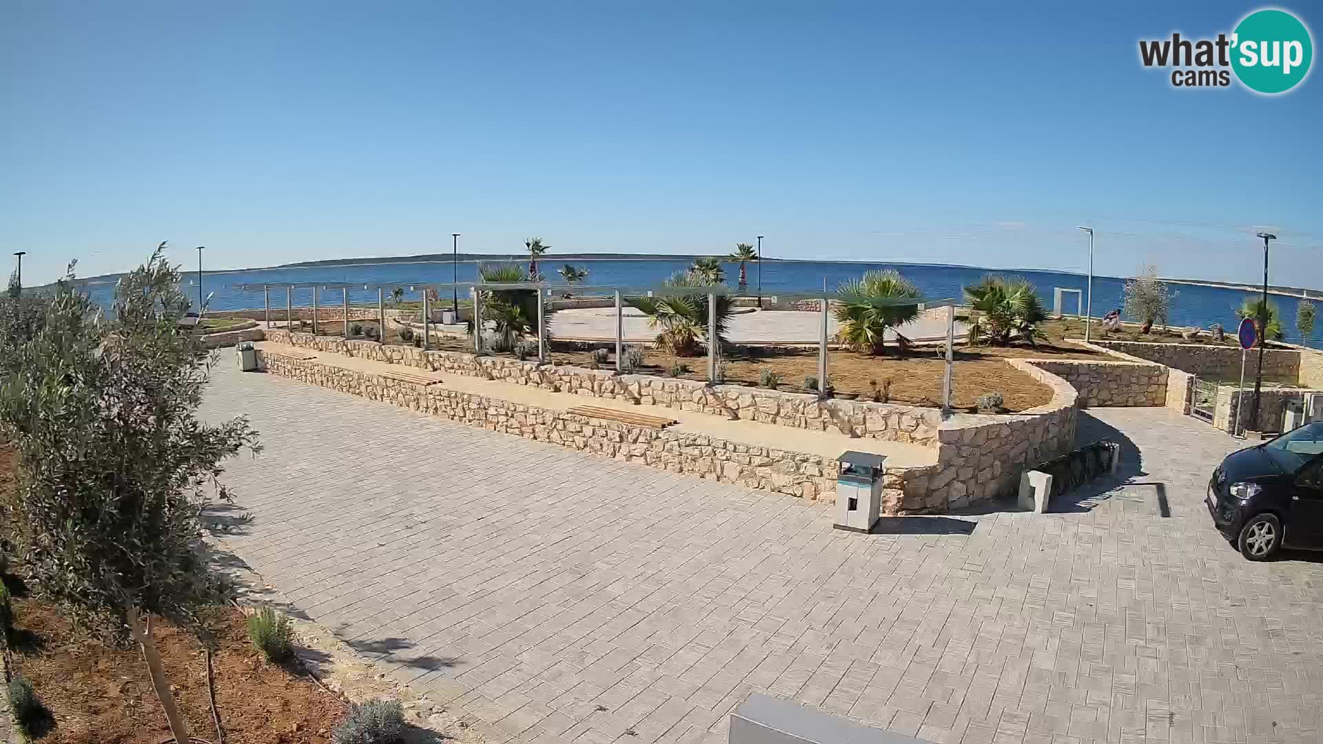 Webcam Mandre – Scène estivale Velika điga | Île de Pag