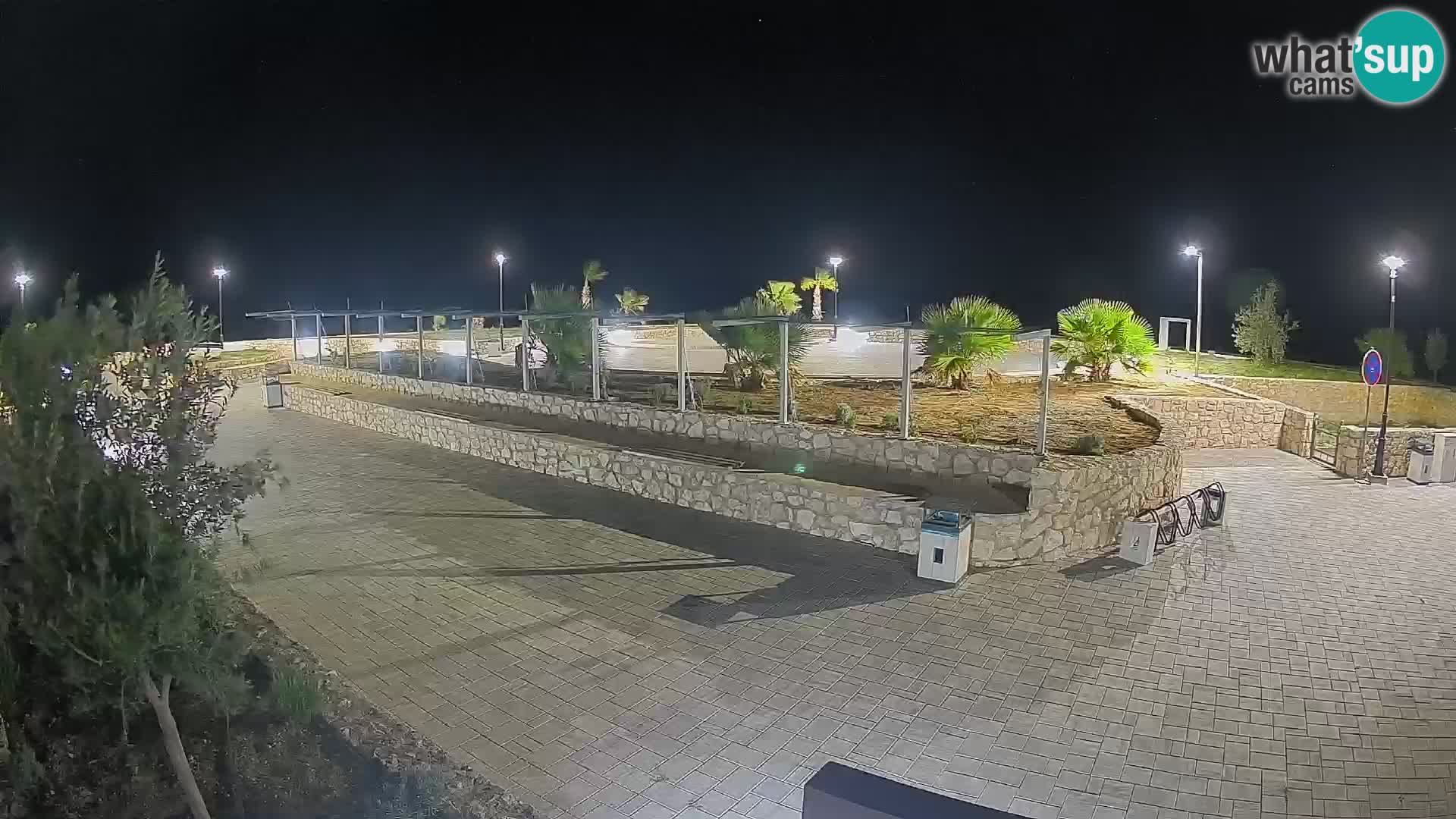 Webcam Mandre – Scène estivale Velika điga | Île de Pag