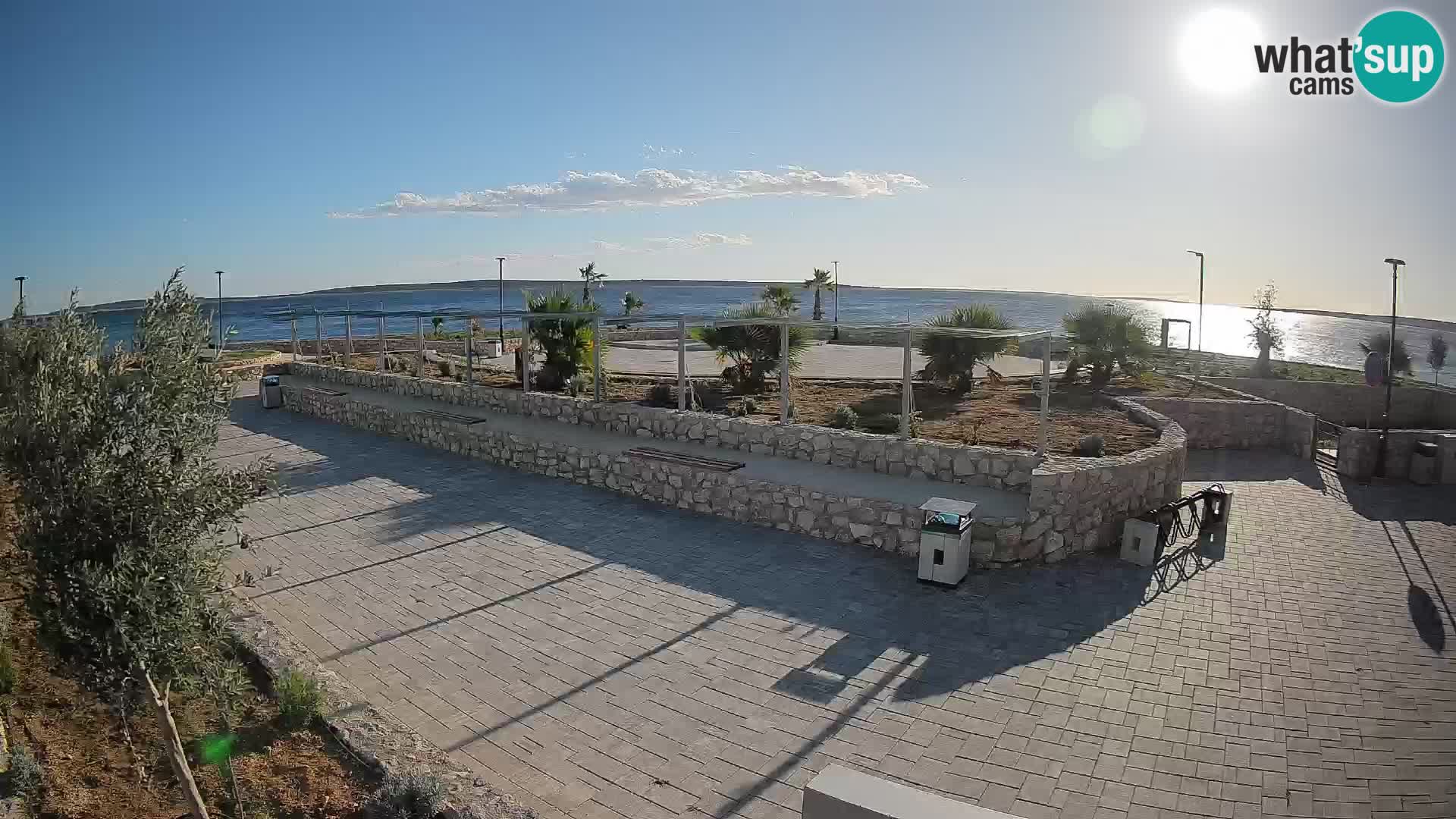Webcam Mandre – Escenario de verano Velika điga | Isla de Pag