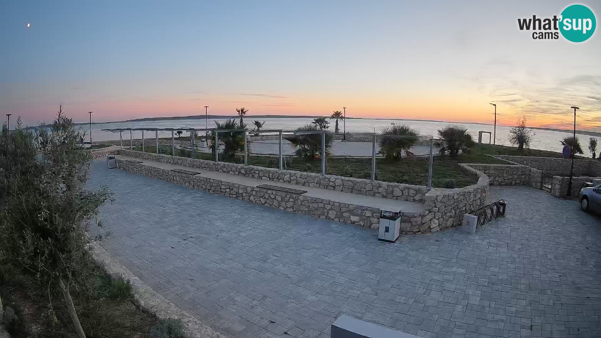 Webcam Mandre – Escenario de verano Velika điga | Isla de Pag