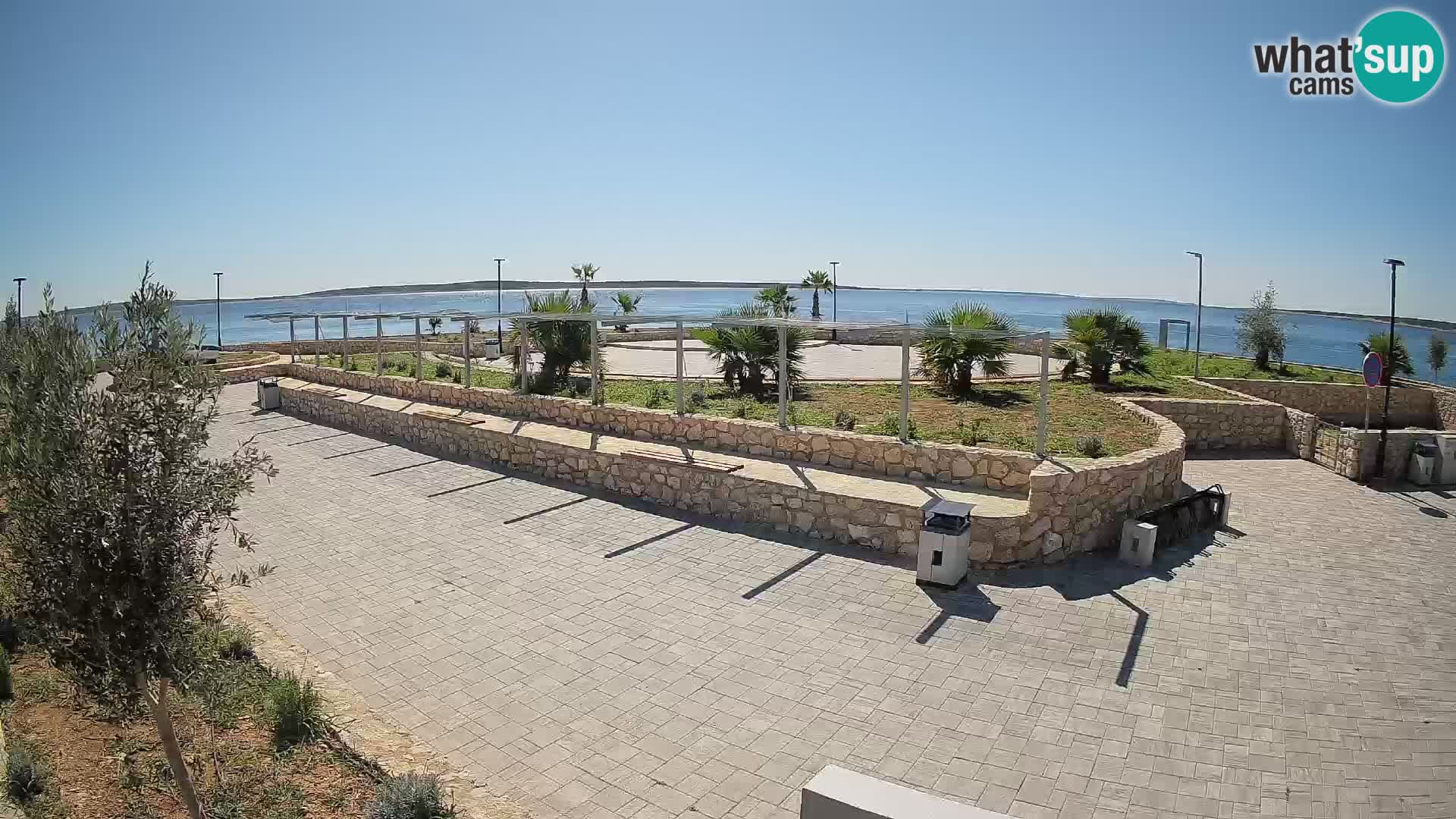 Webcam Mandre – Scène estivale Velika điga | Île de Pag