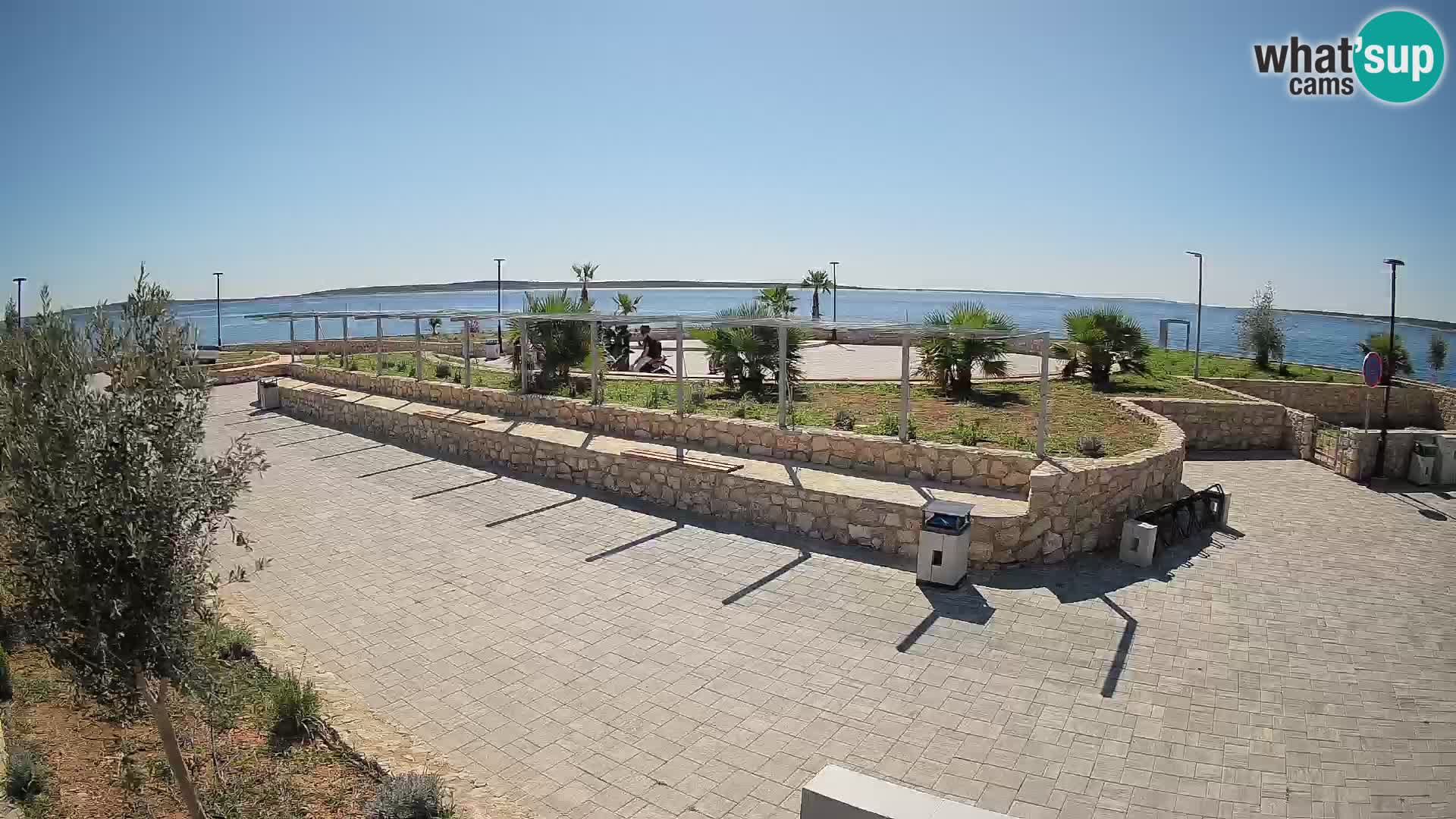 Webcam Mandre – Scène estivale Velika điga | Île de Pag