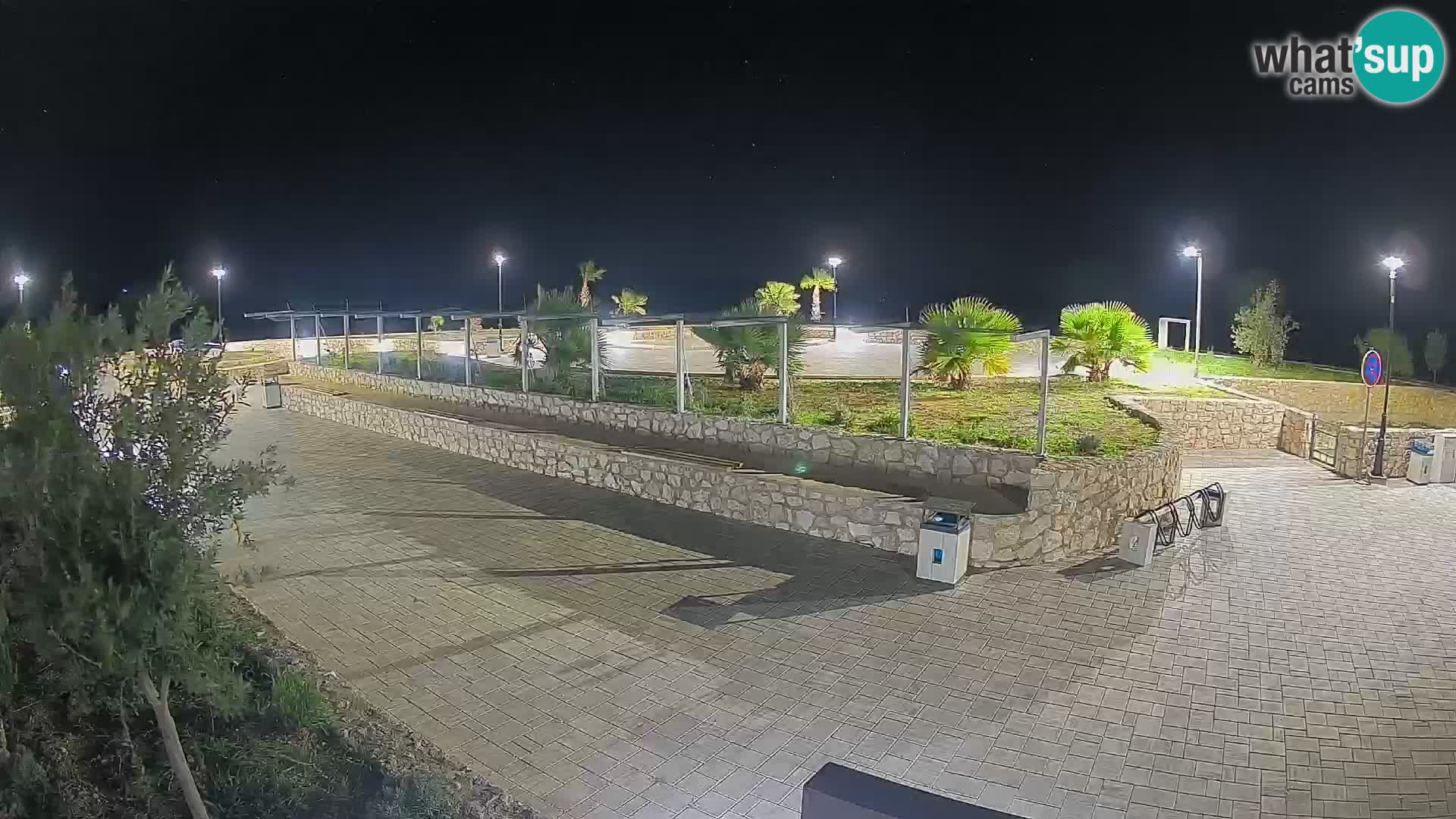 Webcam Mandre – Scène estivale Velika điga | Île de Pag