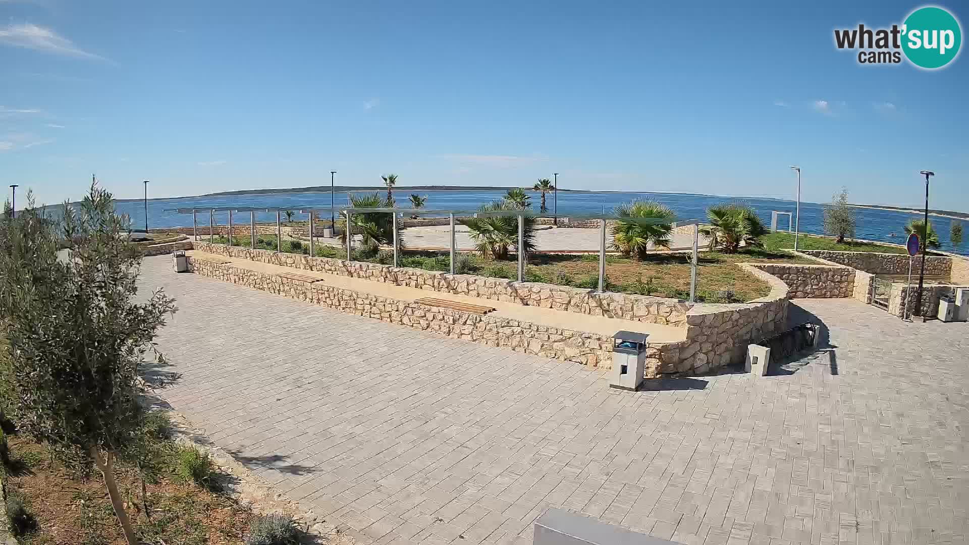 Mandre Summer Stage Webcam – Velika điga | Pag Island