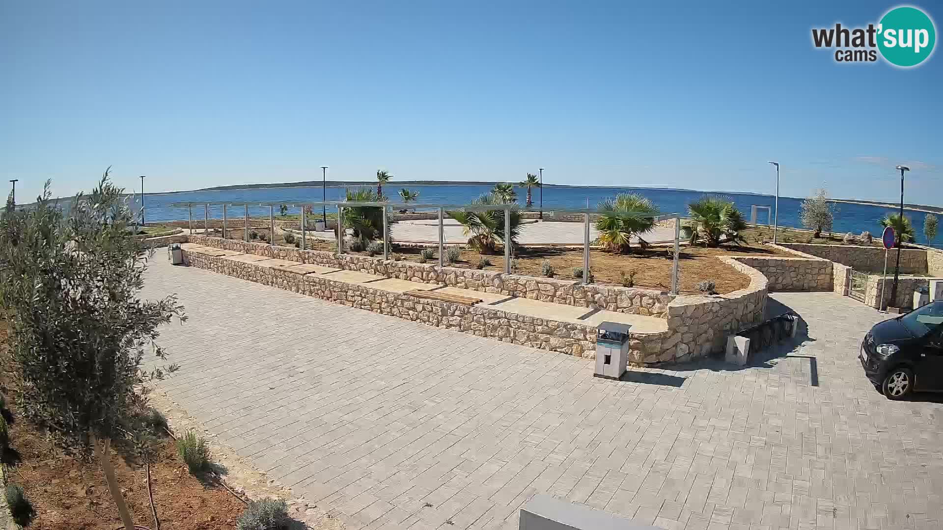 Webcam Mandre – Scène estivale Velika điga | Île de Pag