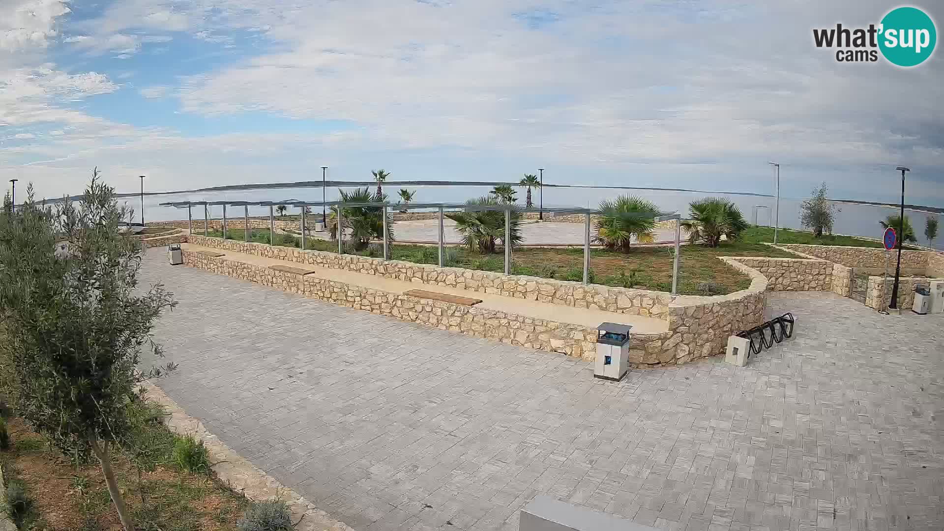 Webcam Mandre – Escenario de verano Velika điga | Isla de Pag