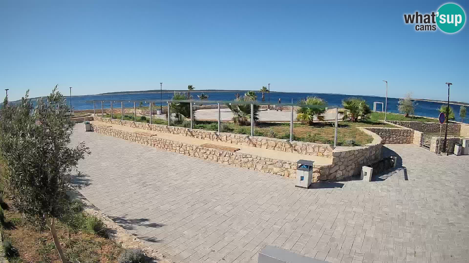 Mandre Summer Stage Webcam – Velika điga | Pag Island
