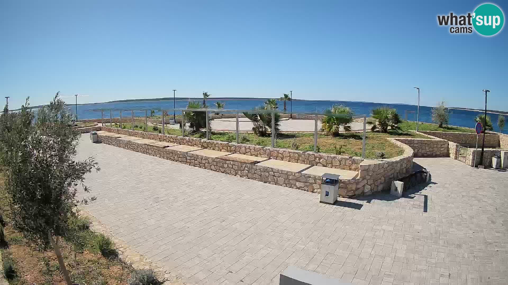 Webcam Mandre – Escenario de verano Velika điga | Isla de Pag