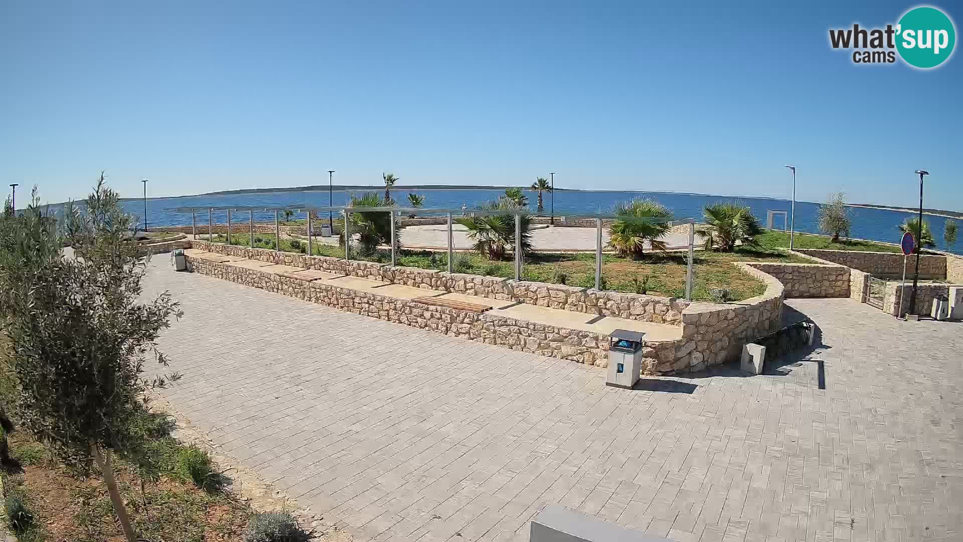 Webcam Mandre – Escenario de verano Velika điga | Isla de Pag