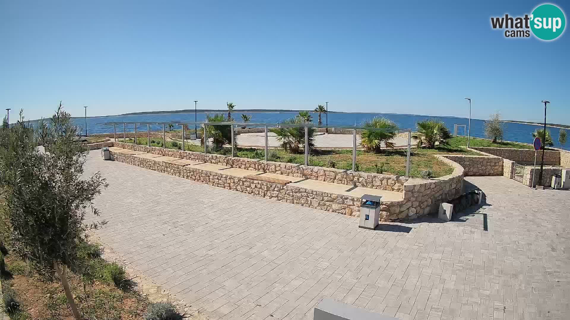 Webcam Mandre – Escenario de verano Velika điga | Isla de Pag