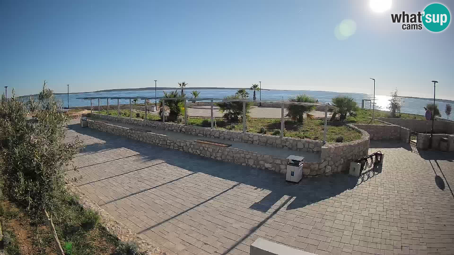 Webcam Mandre – Escenario de verano Velika điga | Isla de Pag