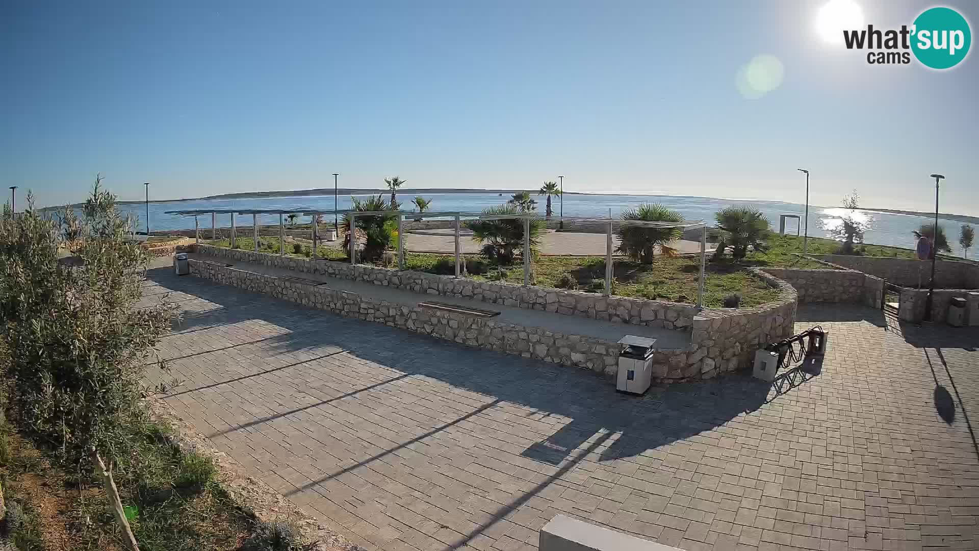 Webcam Mandre – Escenario de verano Velika điga | Isla de Pag