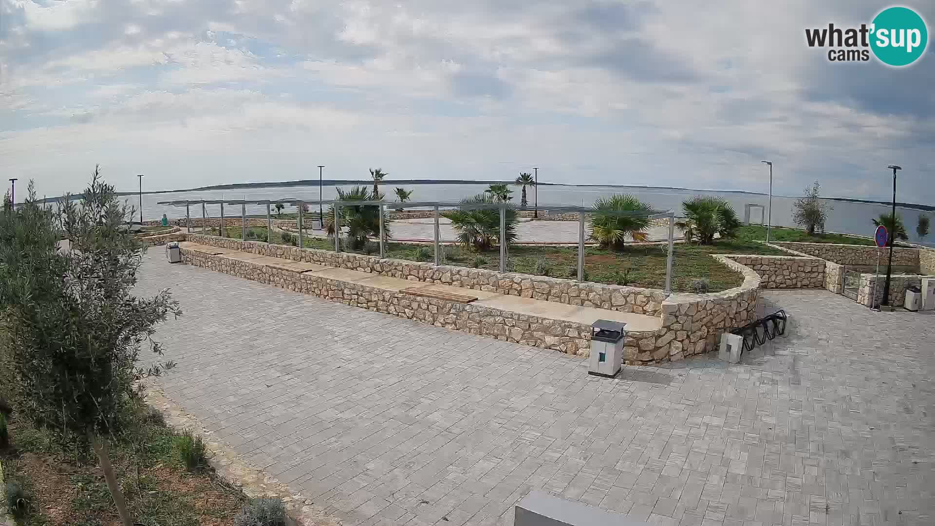Web kamera Mandre – Ljetna pozornica Velika điga | Otok Pag