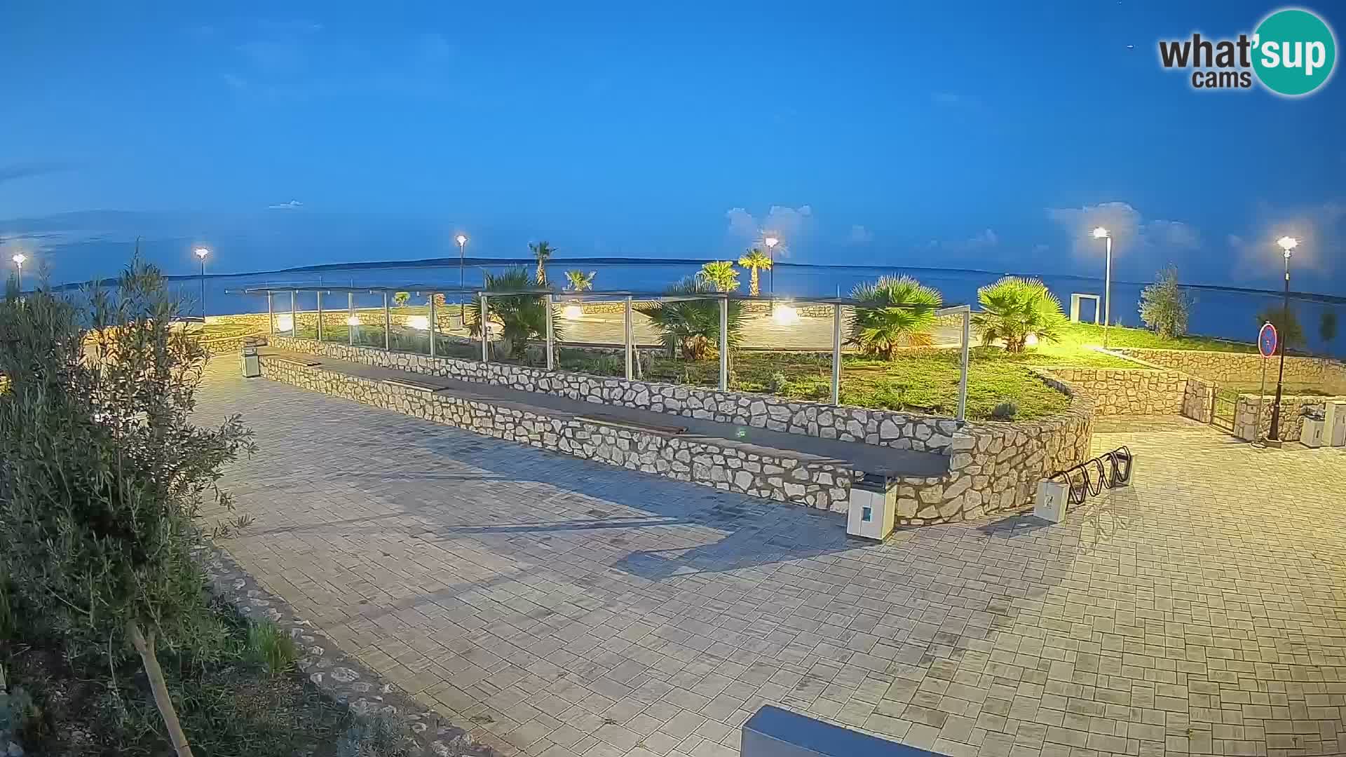 Webcam Mandre – Escenario de verano Velika điga | Isla de Pag
