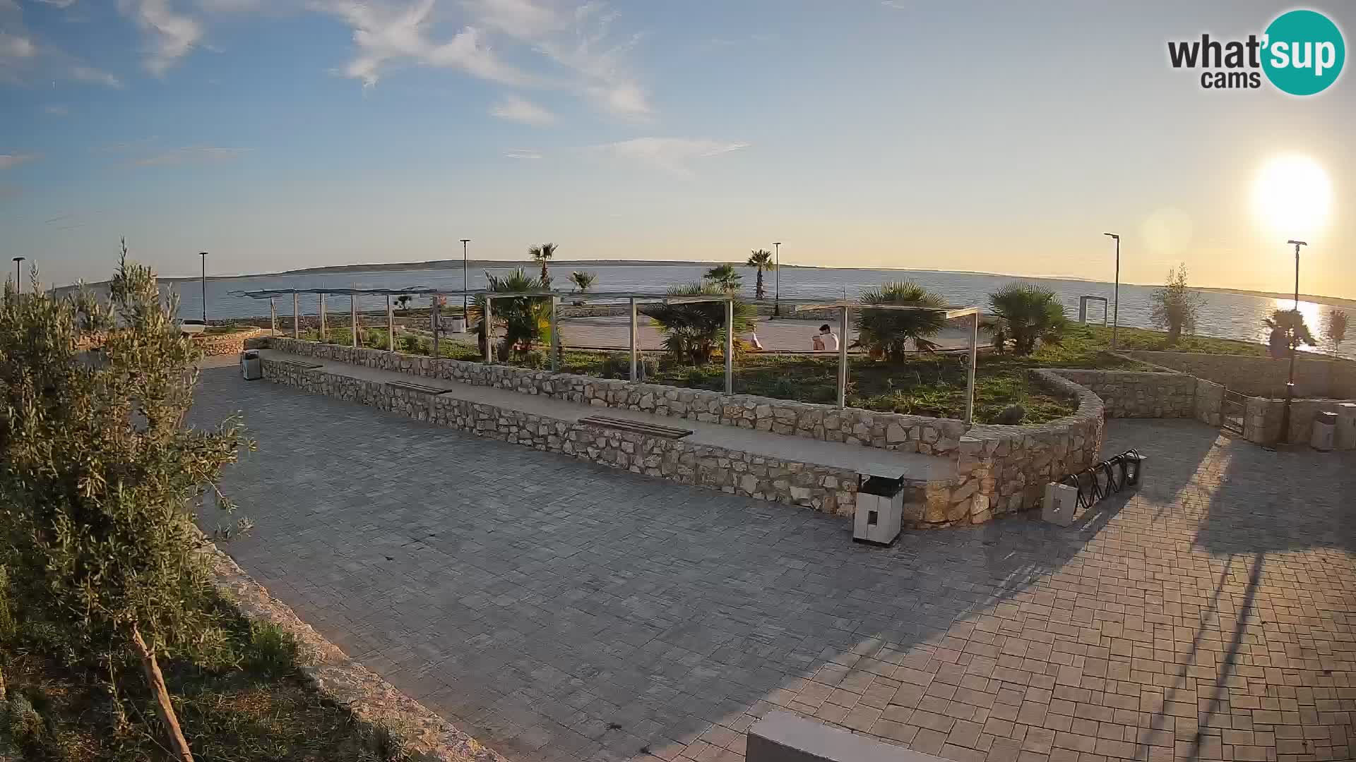 Webcam Mandre – Escenario de verano Velika điga | Isla de Pag