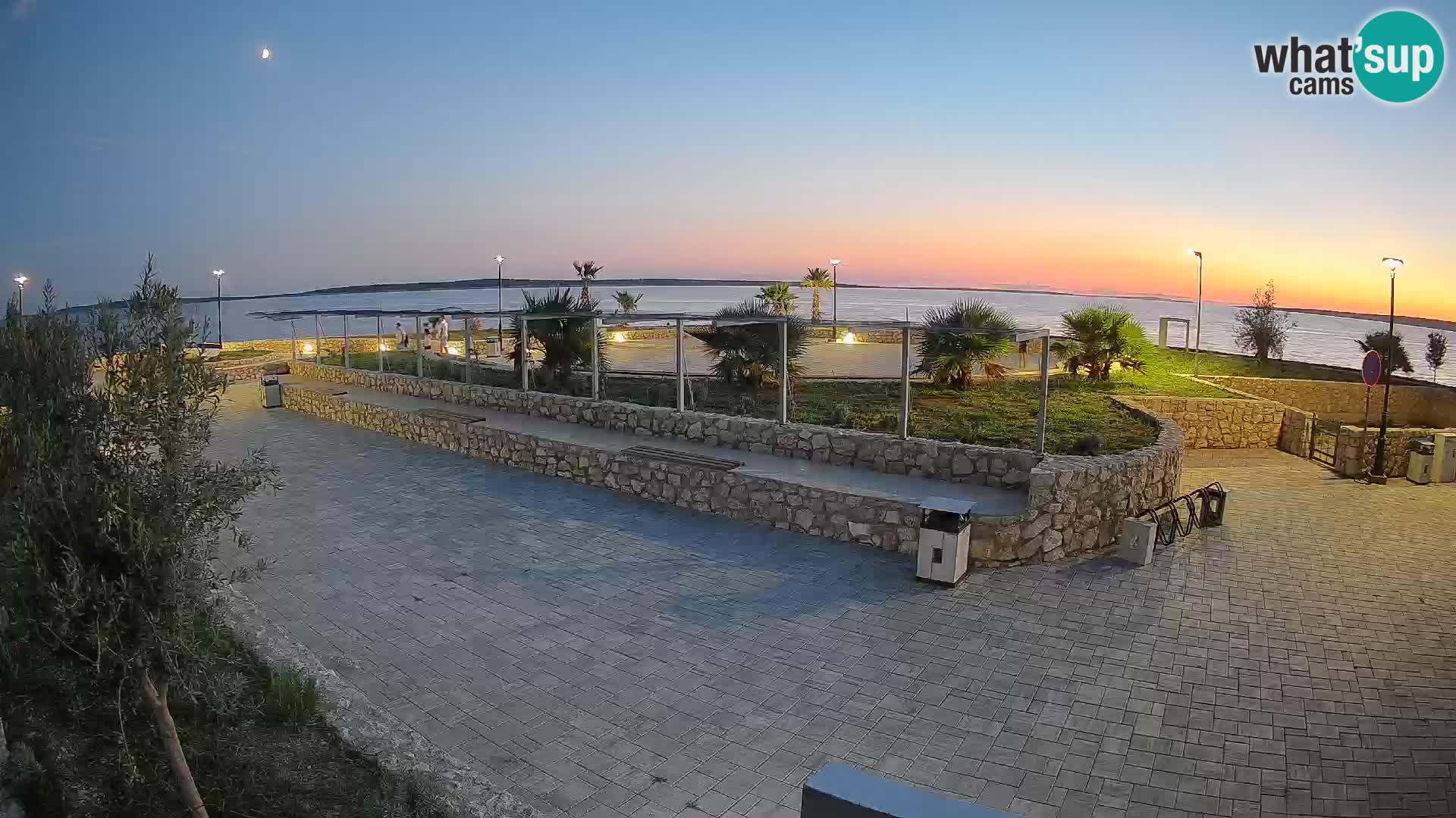 Webcam Mandre – Scène estivale Velika điga | Île de Pag