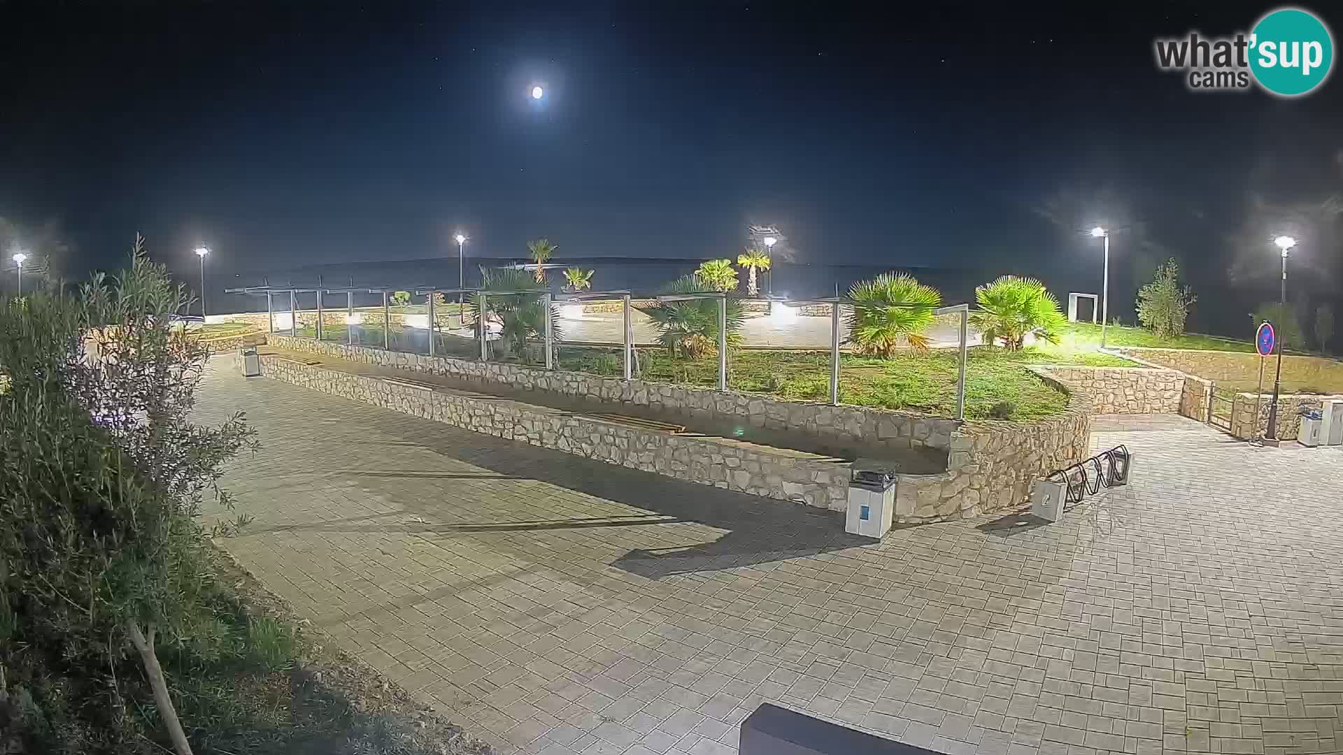 Spletna kamera Mandre – Poletni oder Velika điga | Otok Pag