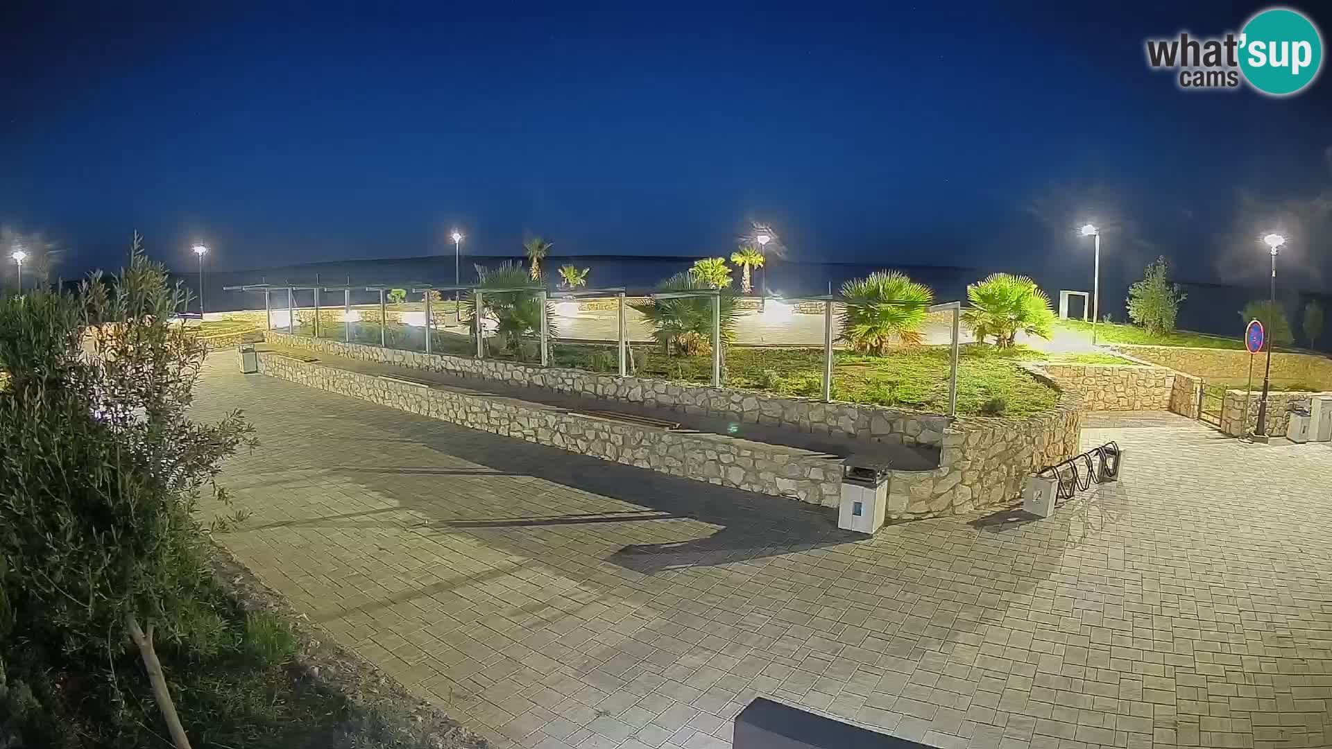 Webcam Mandre – Scène estivale Velika điga | Île de Pag