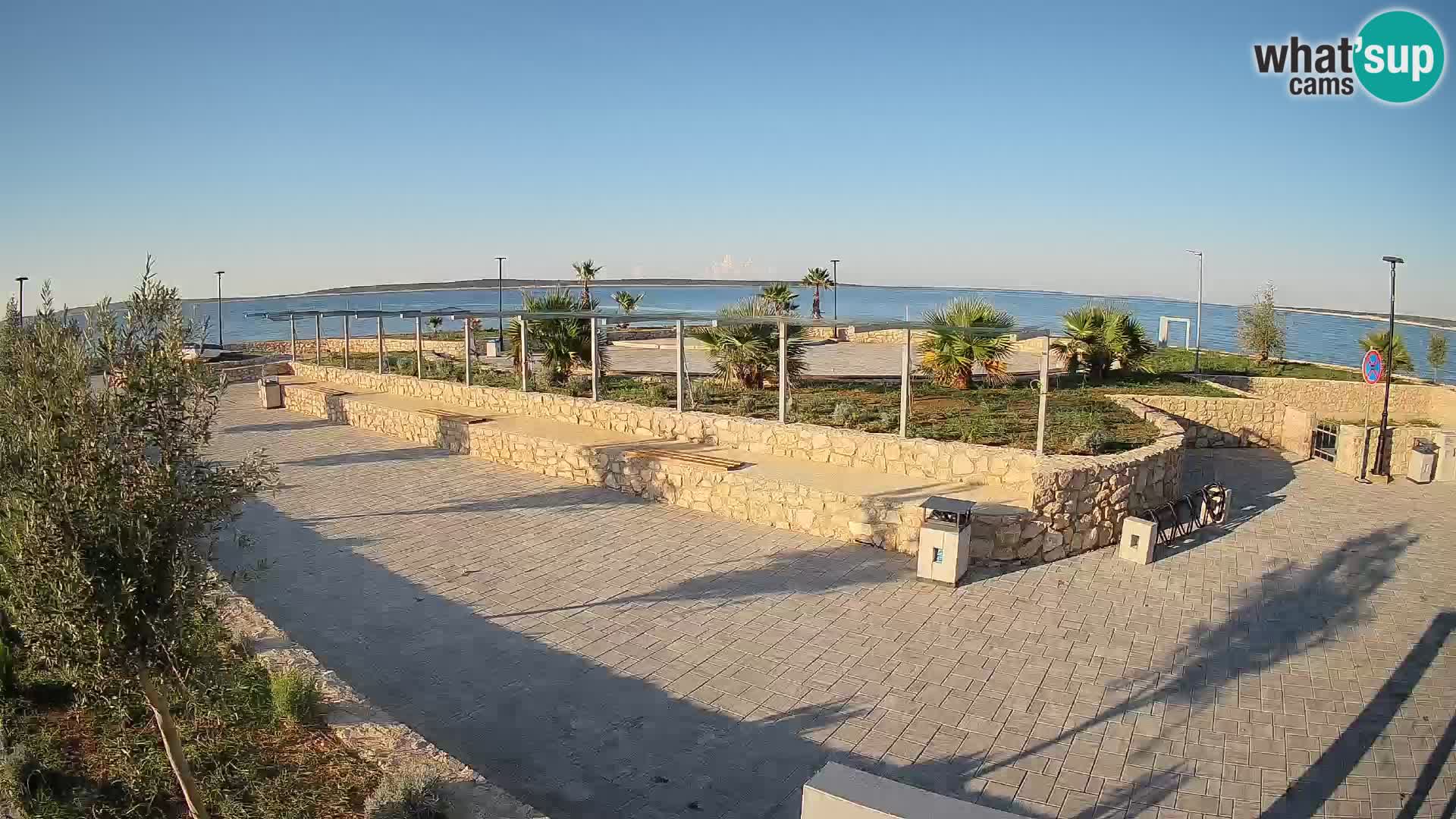 Webcam Mandre – Escenario de verano Velika điga | Isla de Pag