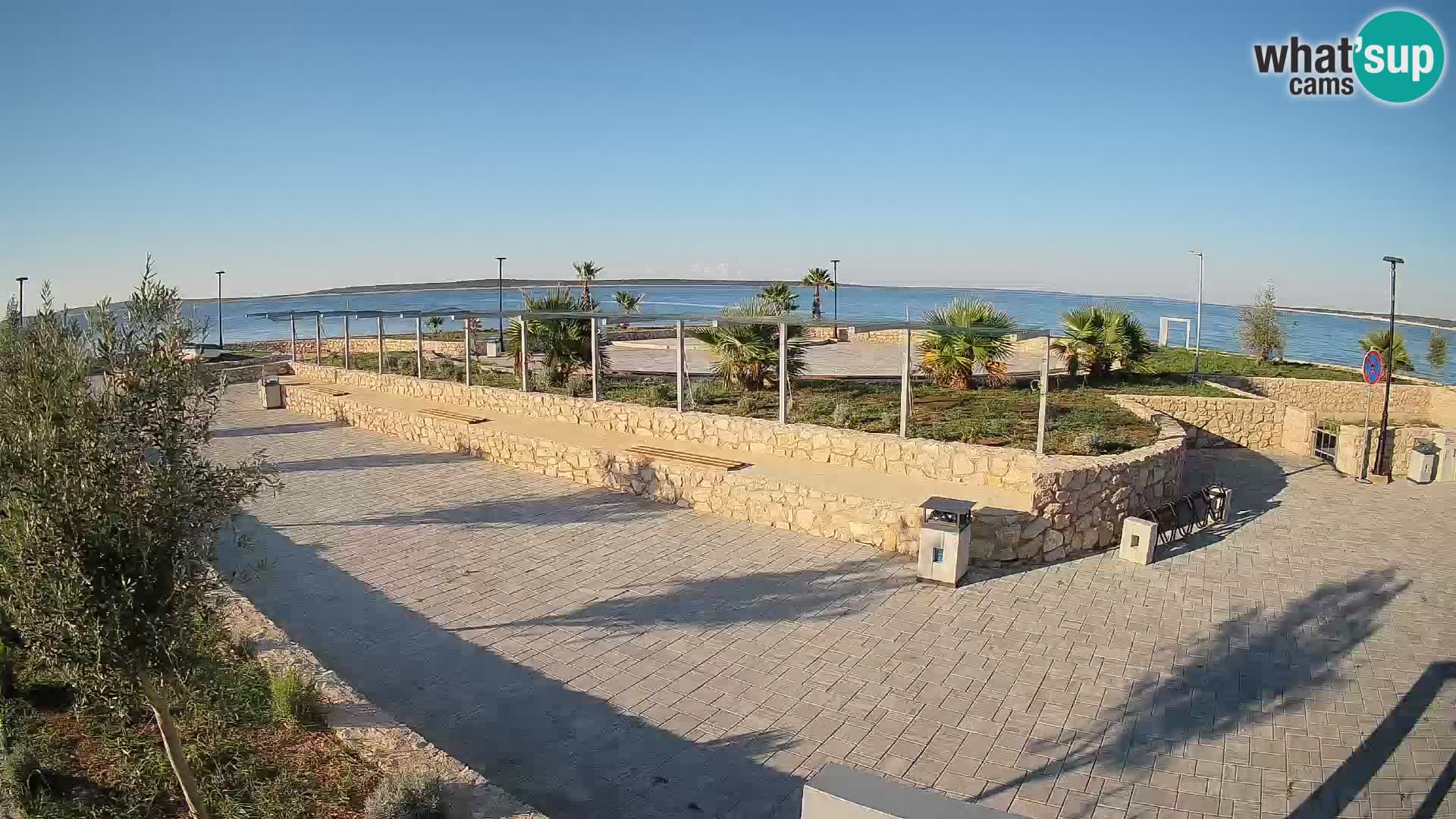 Webcam Mandre – Scène estivale Velika điga | Île de Pag