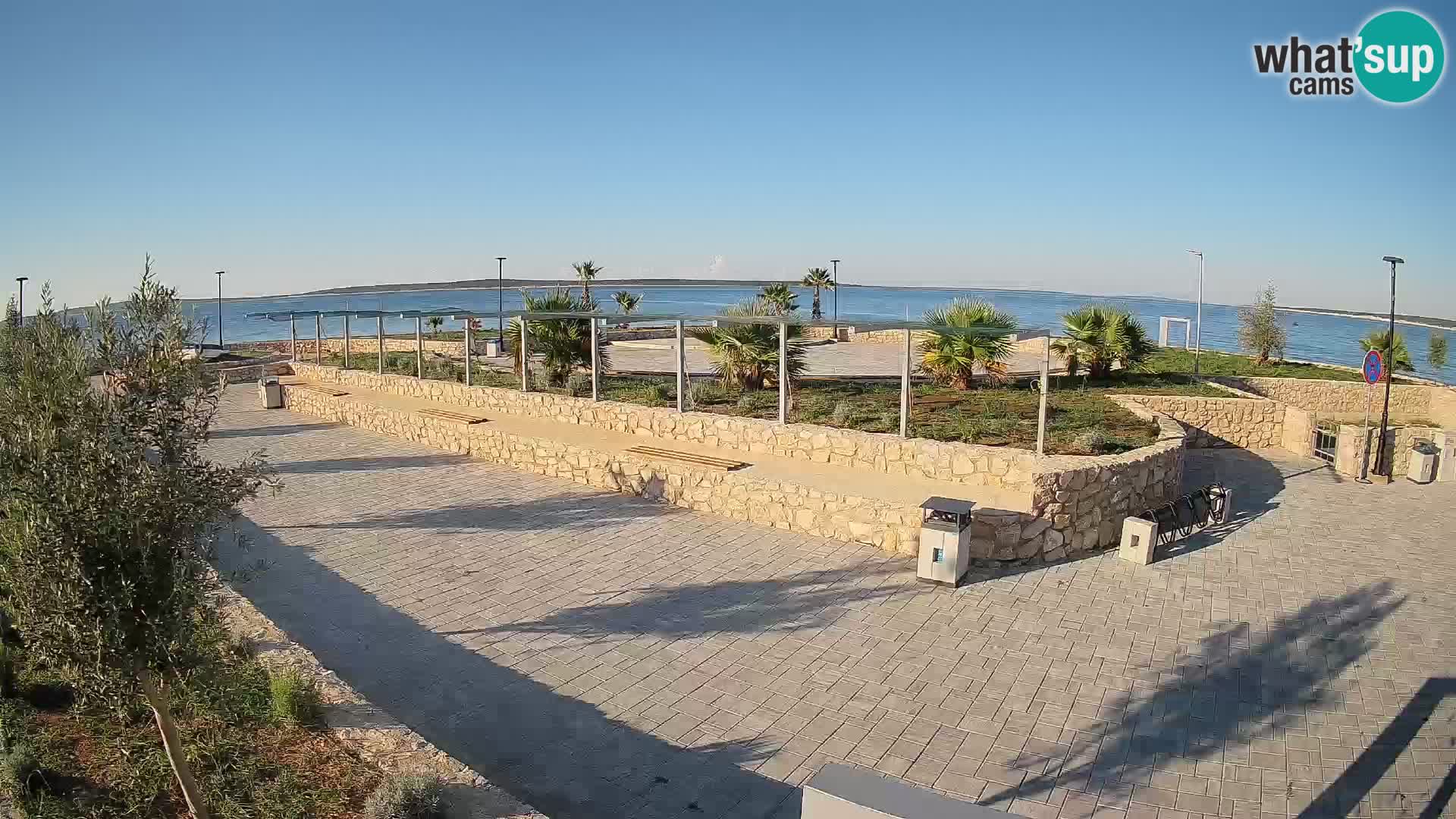 Webcam Mandre – Escenario de verano Velika điga | Isla de Pag