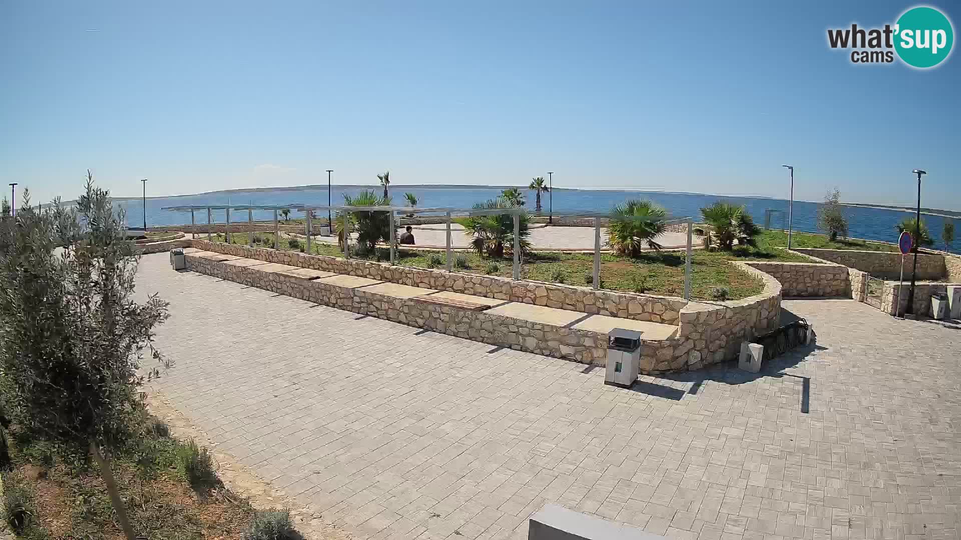 Webcam Mandre – Scène estivale Velika điga | Île de Pag
