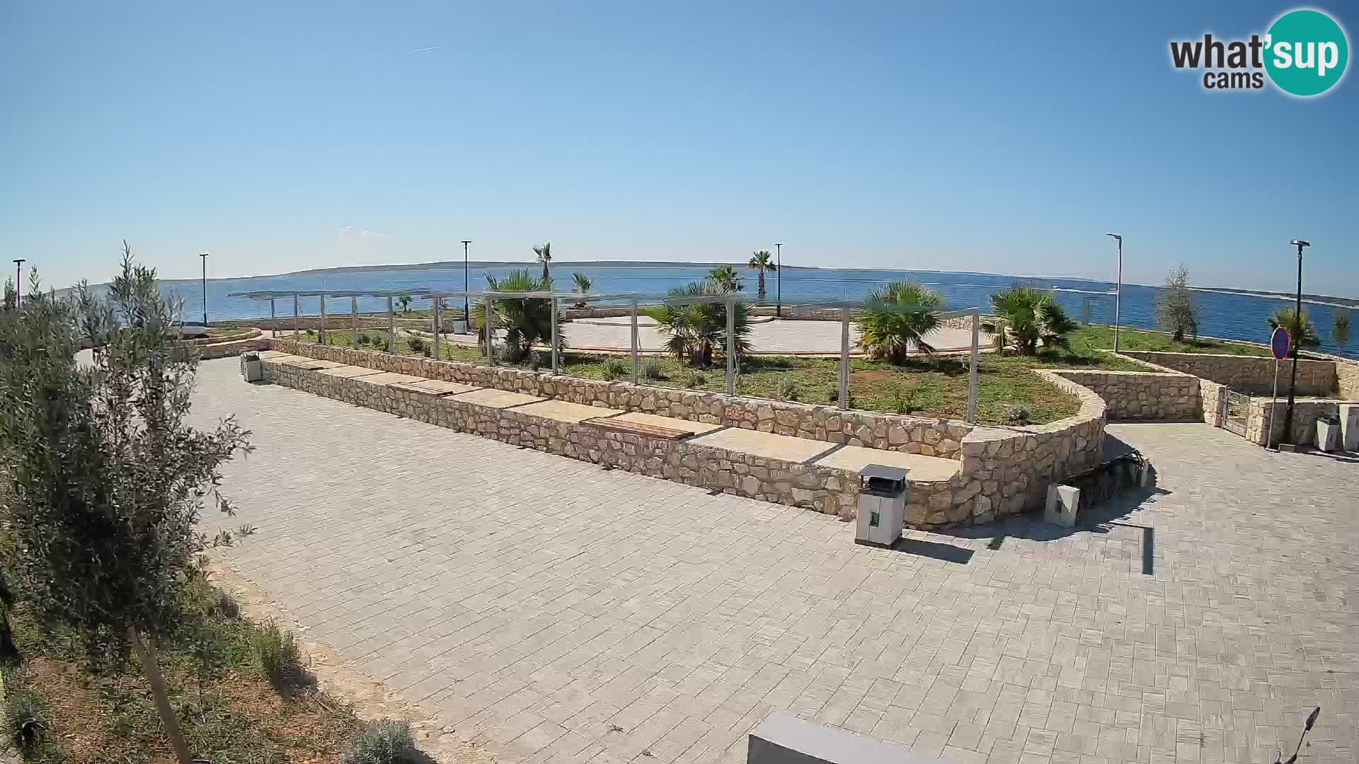 Webcam Mandre – Escenario de verano Velika điga | Isla de Pag