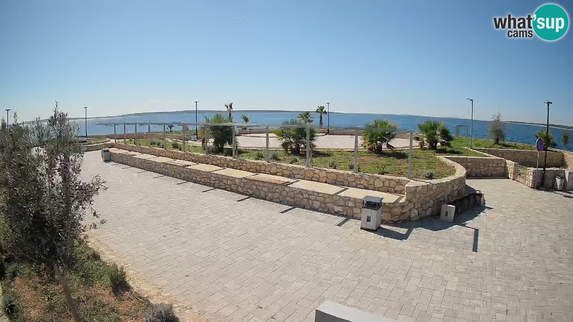 Mandre Summer Stage Webcam – Velika điga | Pag Island