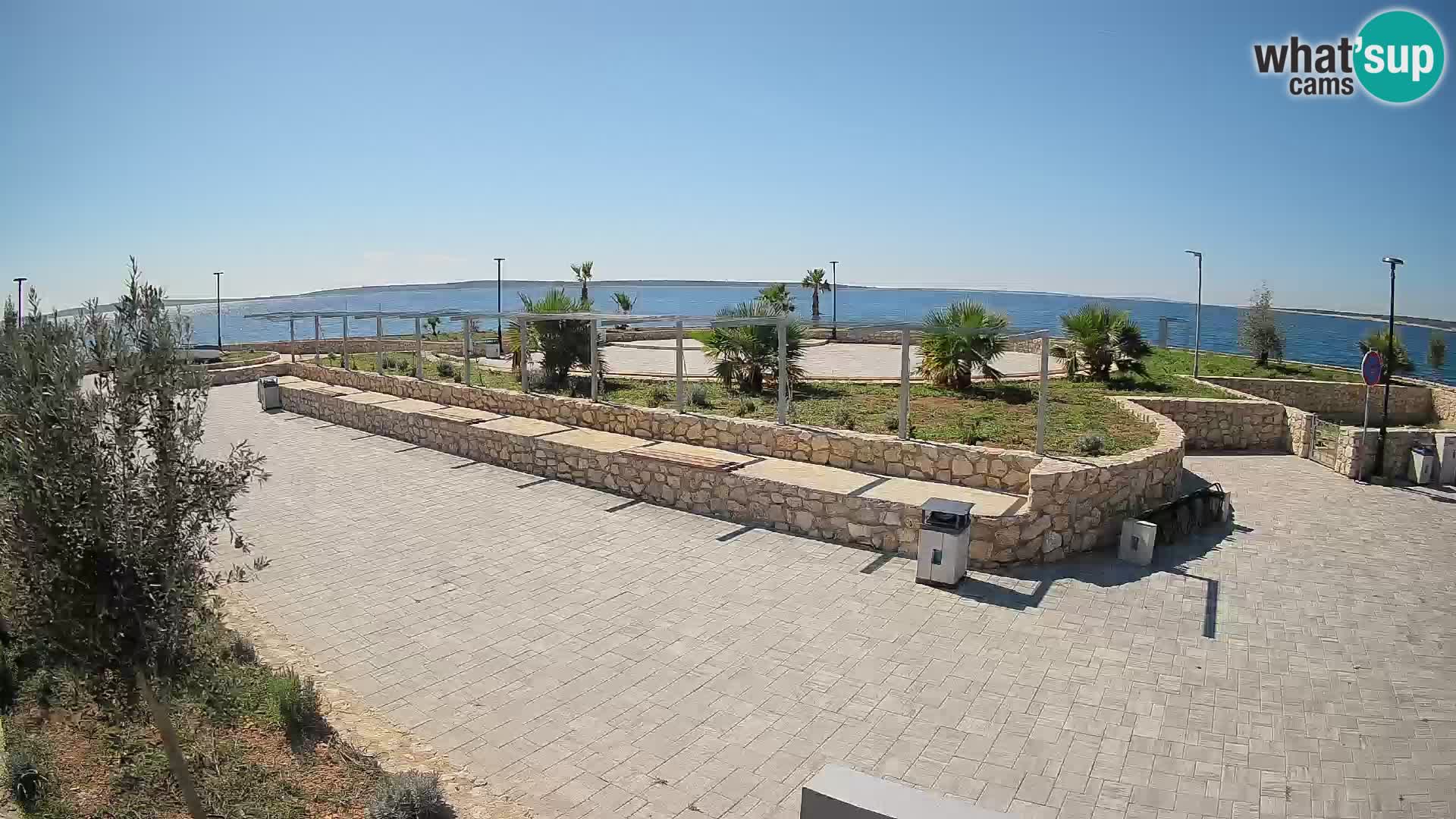Webcam Mandre – Scène estivale Velika điga | Île de Pag