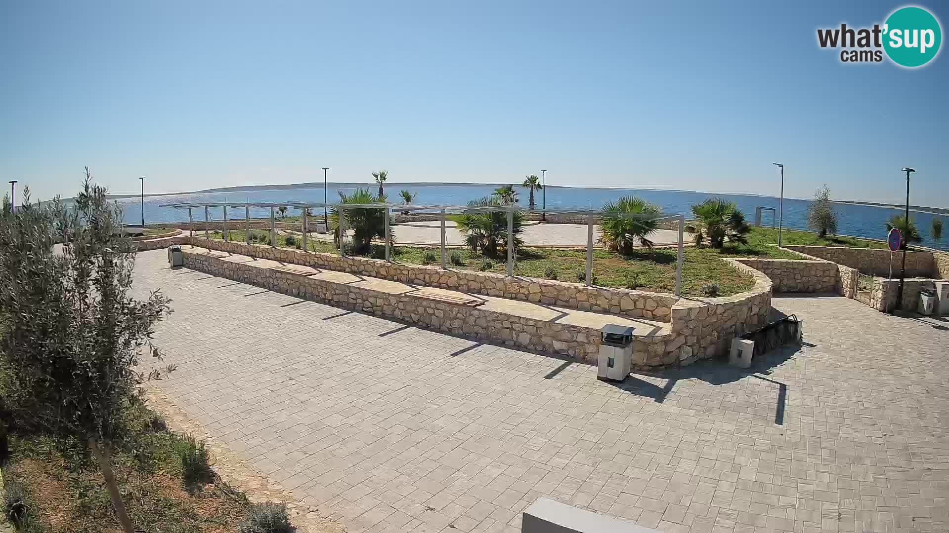 Webcam Mandre – Scène estivale Velika điga | Île de Pag