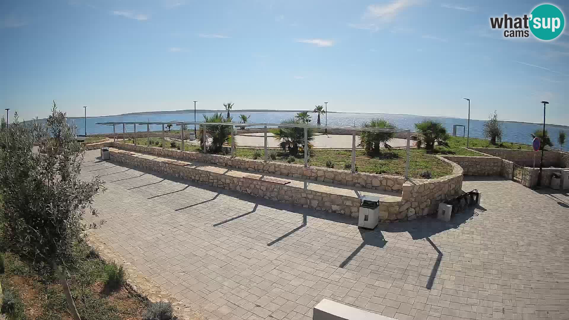 Webcam Mandre – Scène estivale Velika điga | Île de Pag