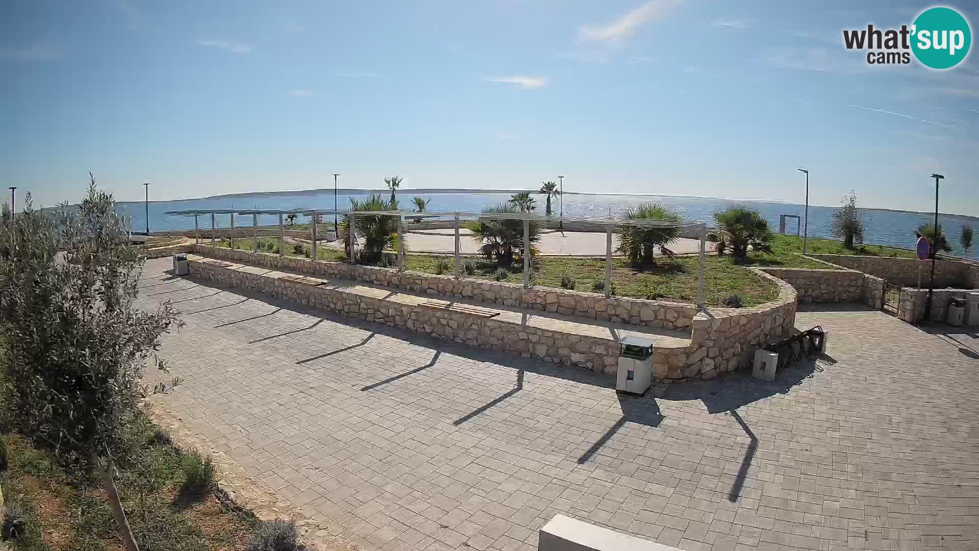 Webcam Mandre – Escenario de verano Velika điga | Isla de Pag