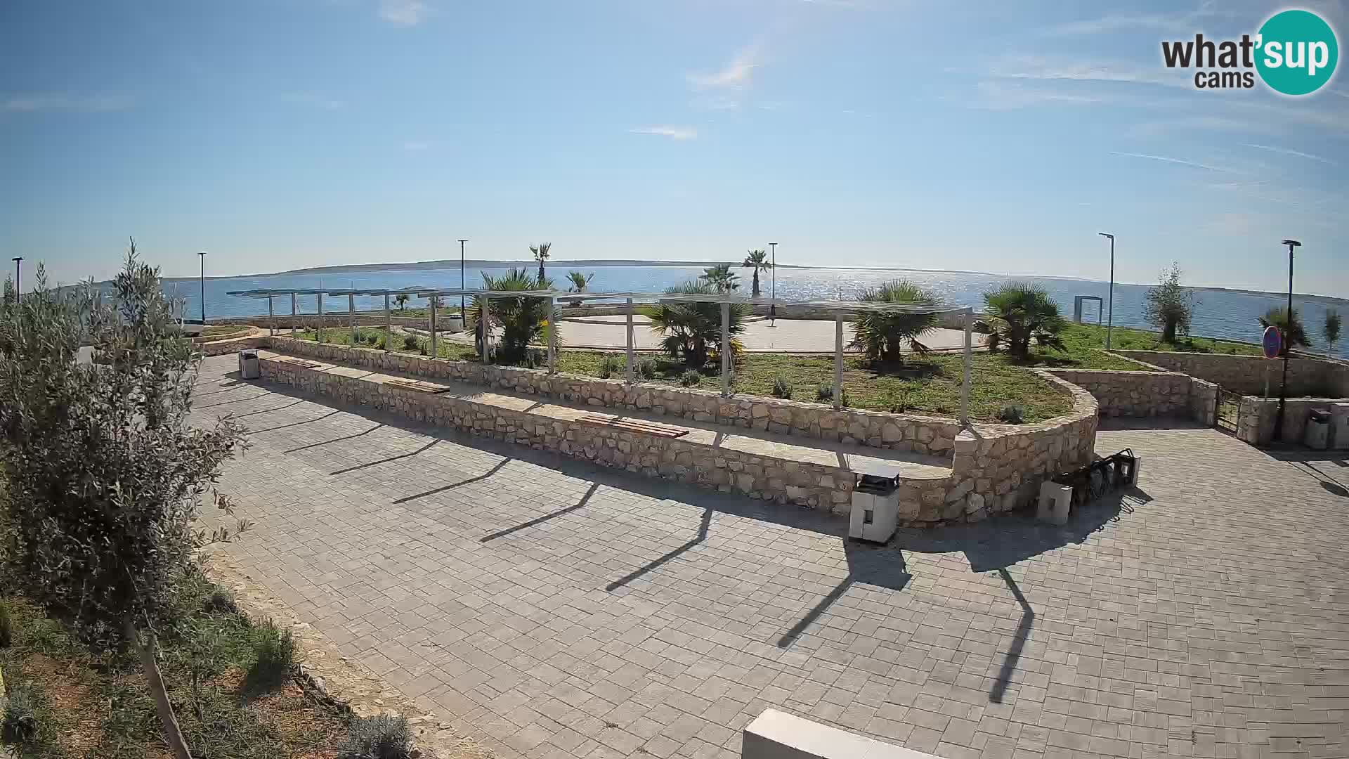 Webcam Mandre – Escenario de verano Velika điga | Isla de Pag
