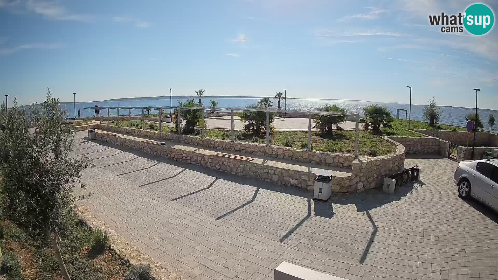 Webcam Mandre – Escenario de verano Velika điga | Isla de Pag