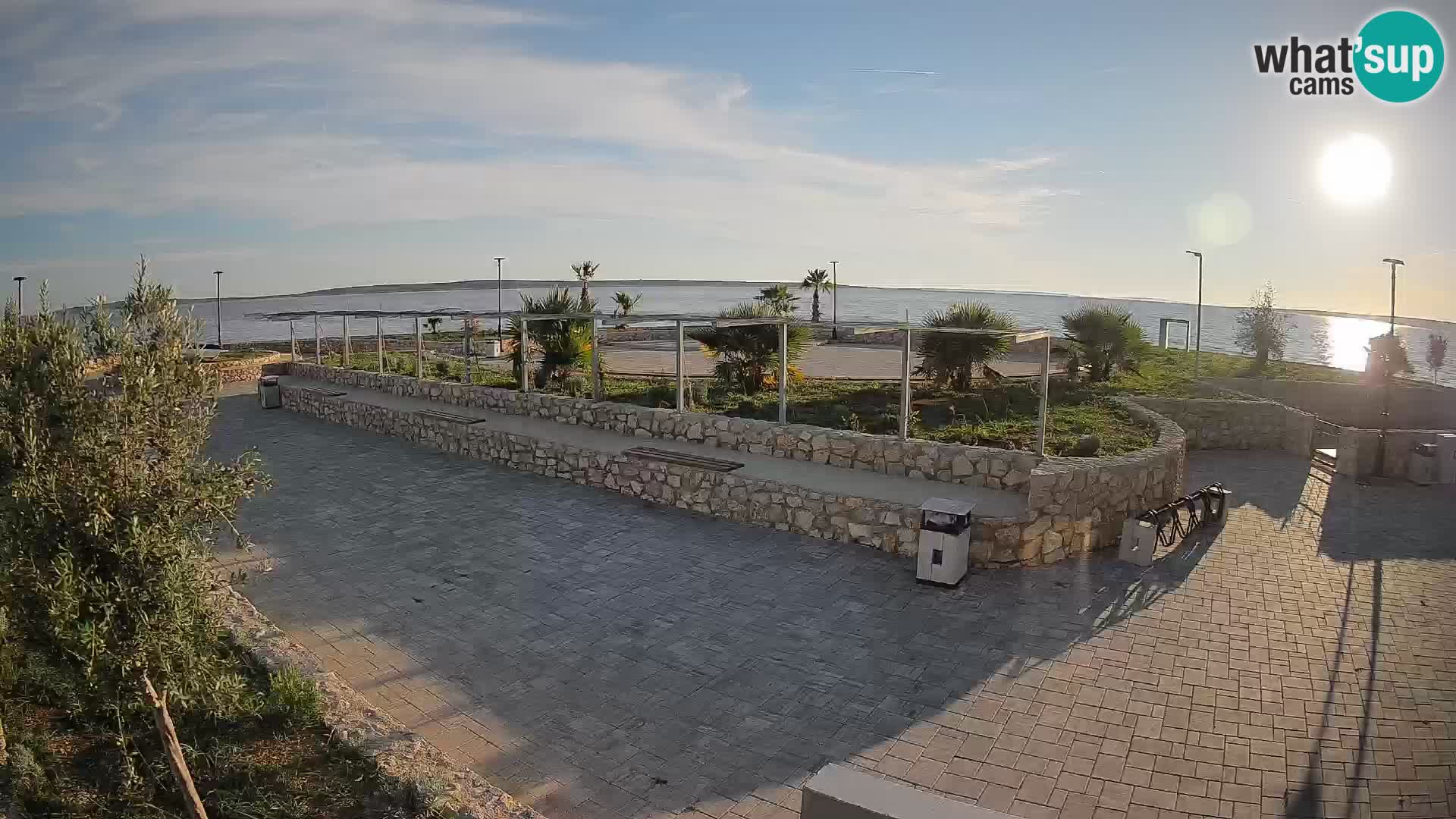 Mandre Summer Stage Webcam – Velika điga | Pag Island