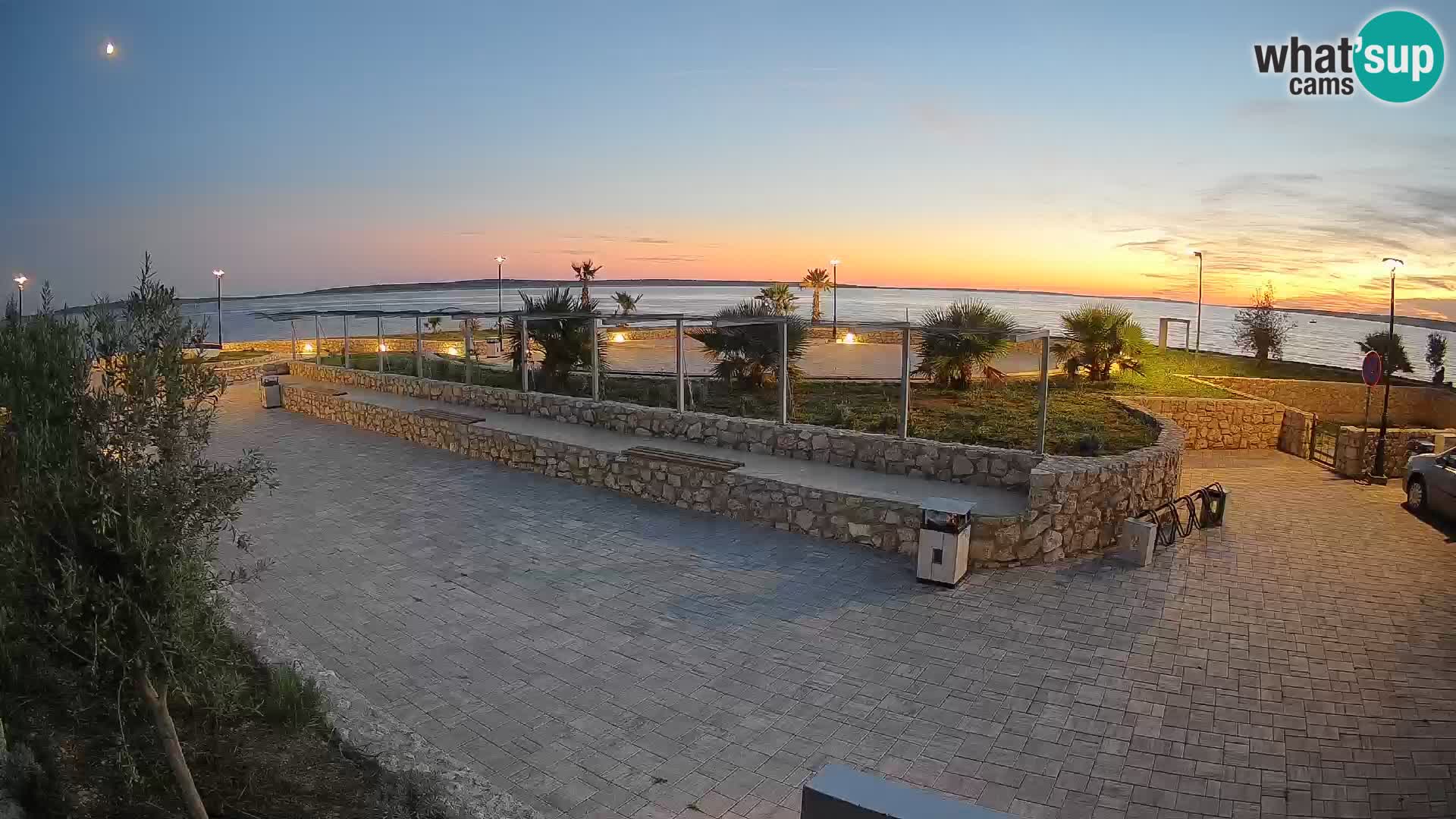 Webcam Mandre – Scène estivale Velika điga | Île de Pag