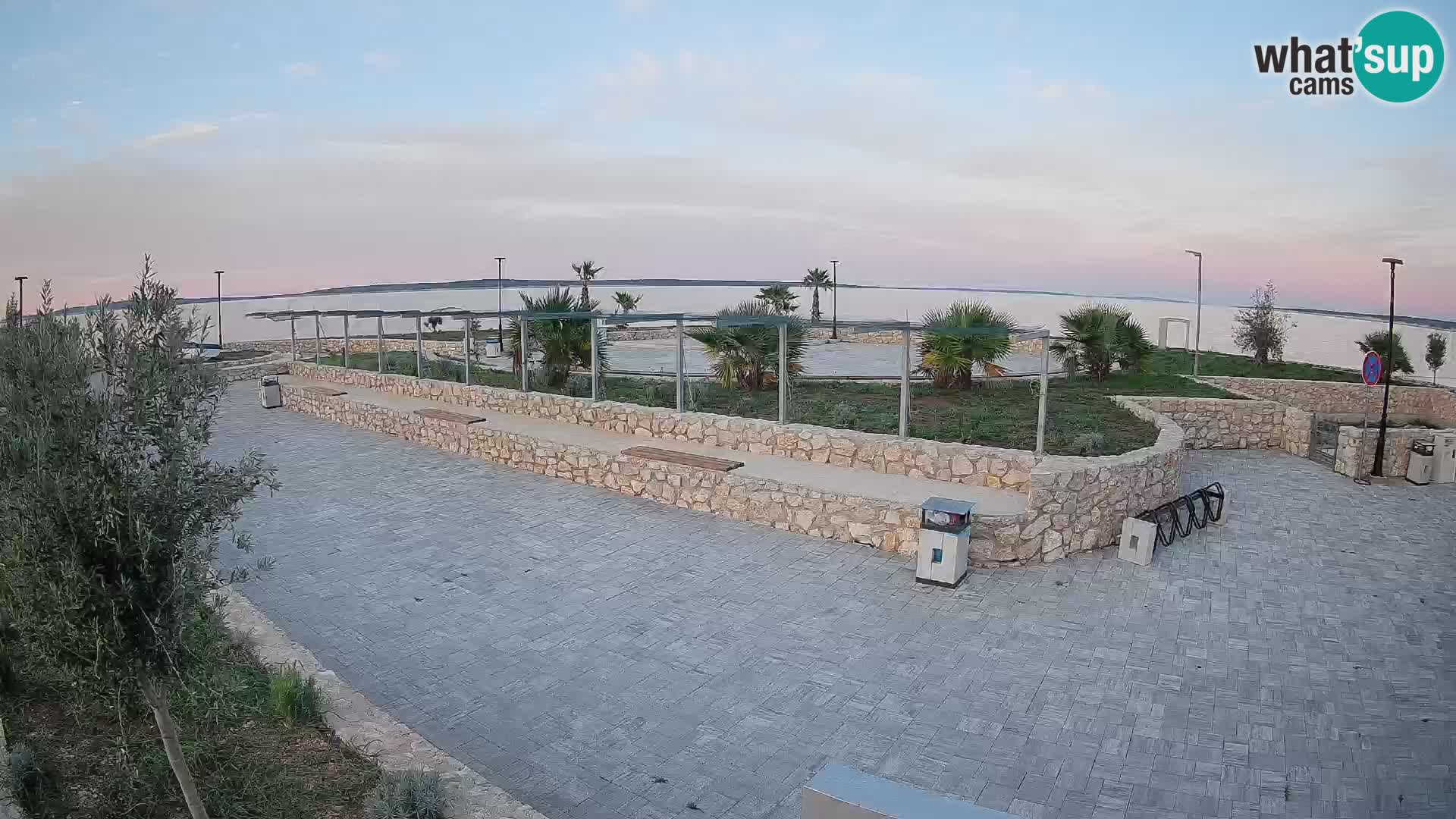Webcam Mandre – Scène estivale Velika điga | Île de Pag