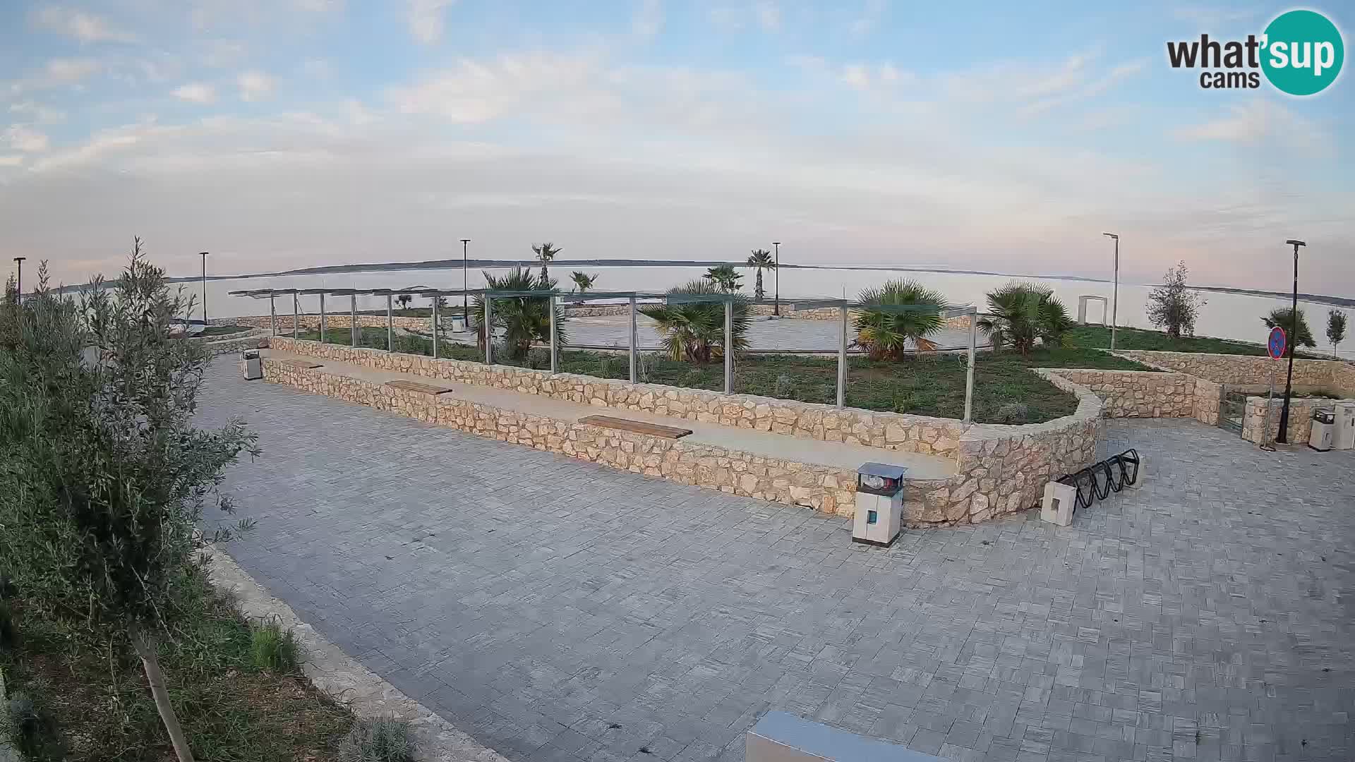Webcam Mandre – Escenario de verano Velika điga | Isla de Pag