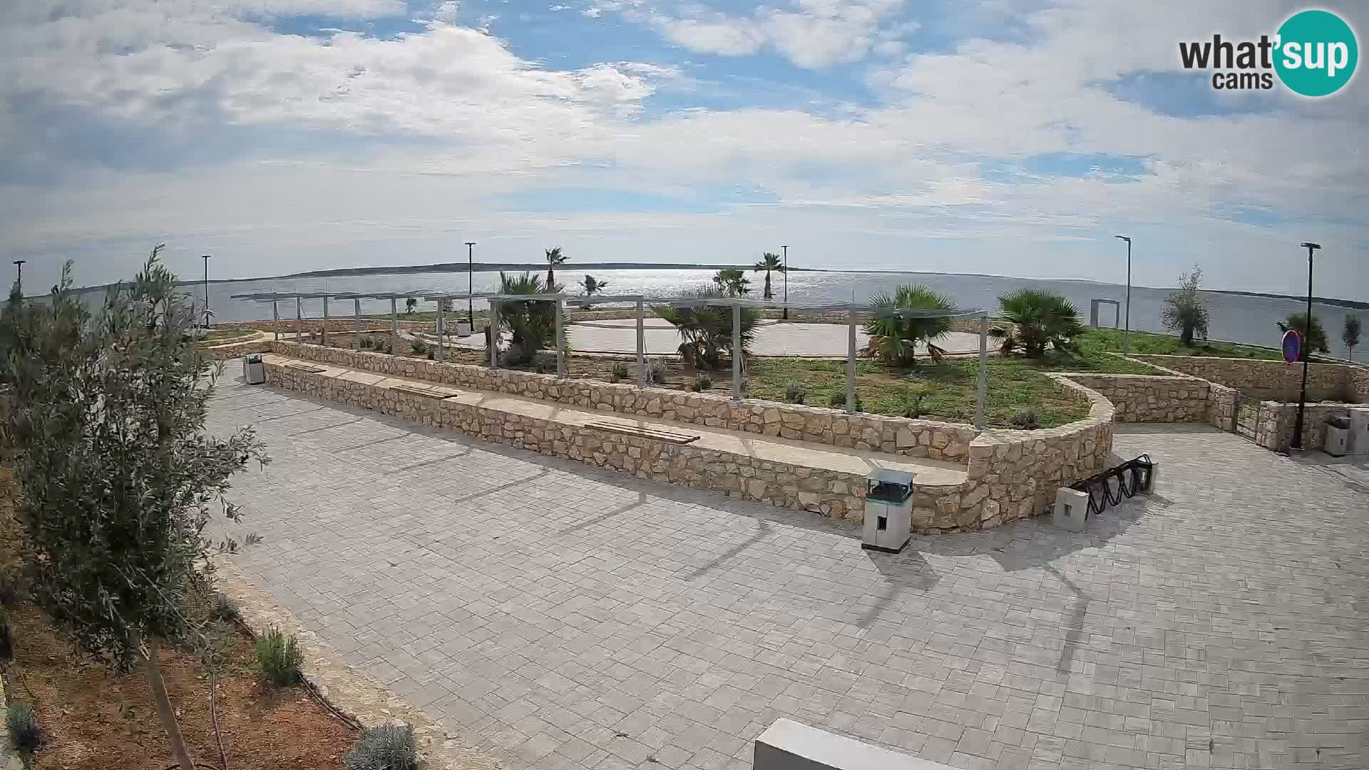 Webcam Mandre – Escenario de verano Velika điga | Isla de Pag