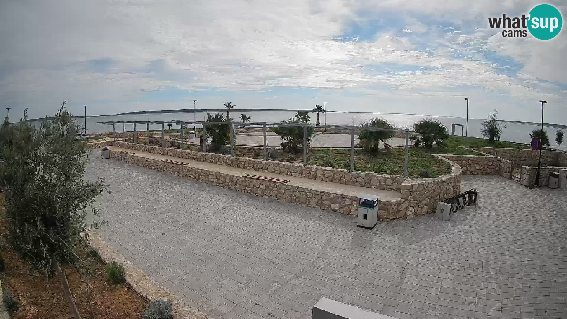Webcam Mandre – Escenario de verano Velika điga | Isla de Pag