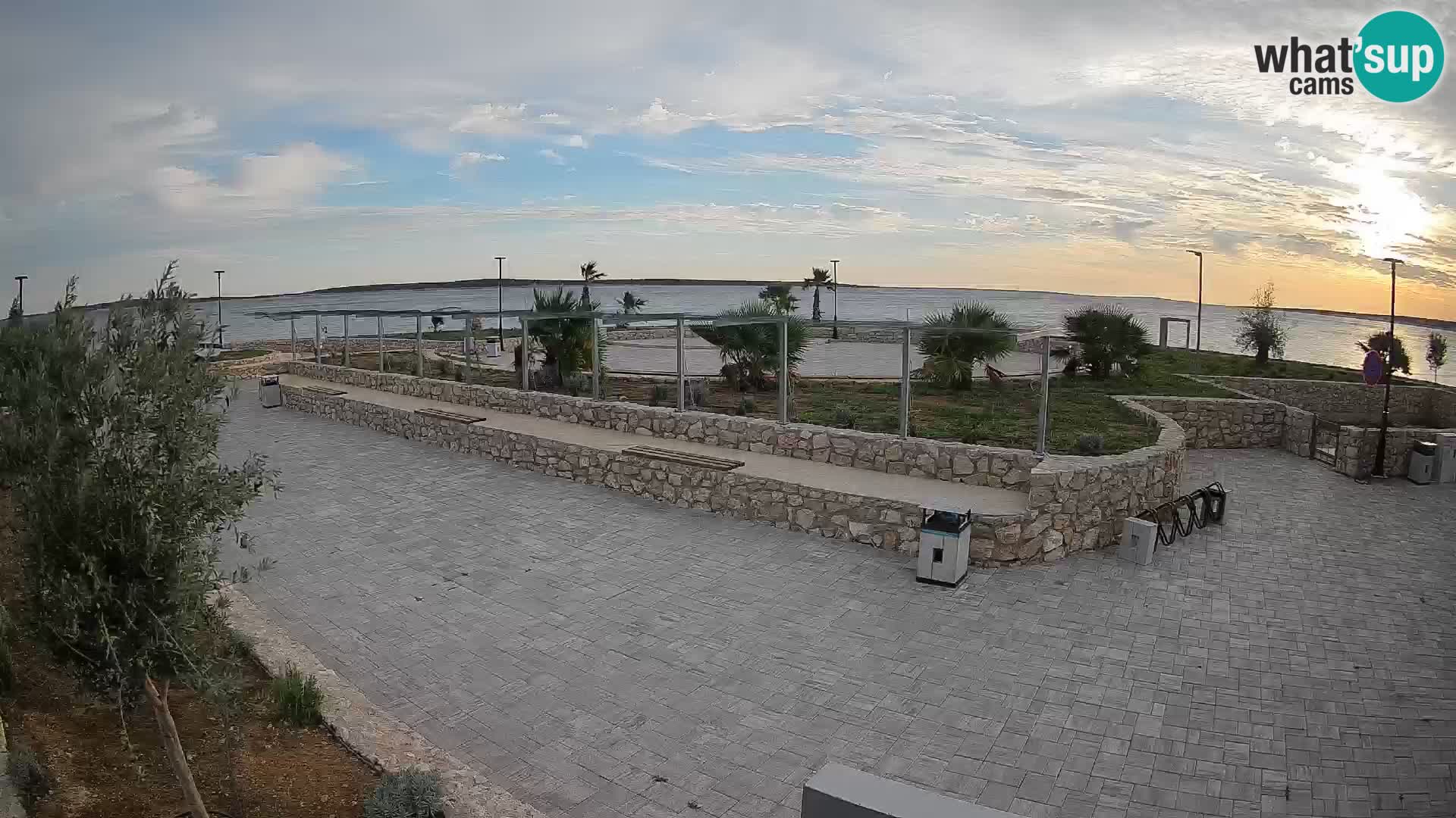 Webcam Mandre – Scène estivale Velika điga | Île de Pag