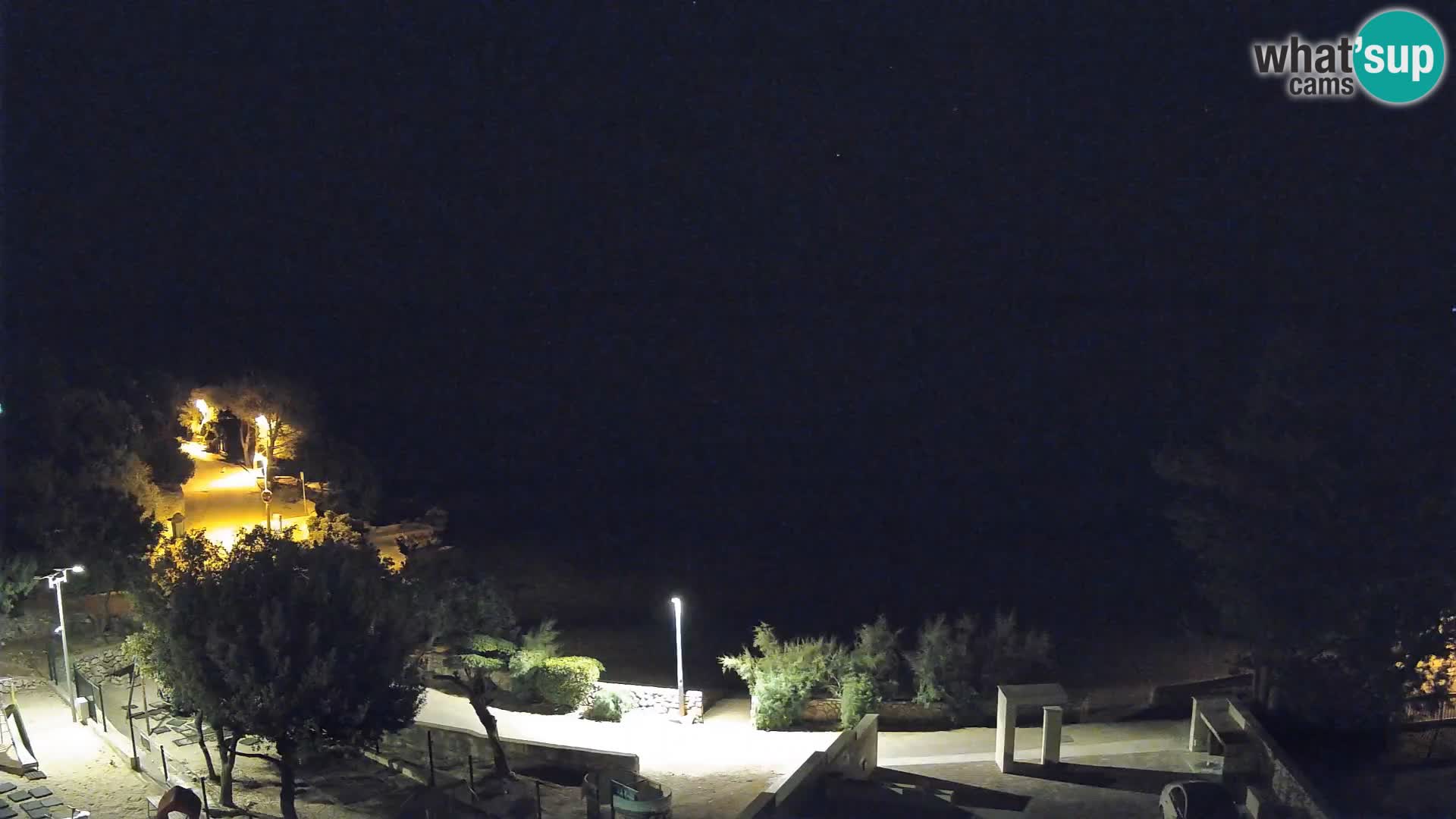Webcam Plaža Male Mandre – Live View from Pag Island