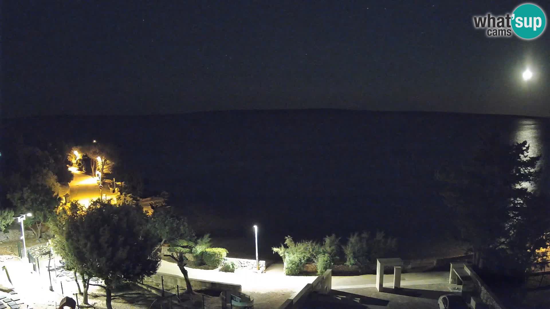 Webcam Plaža Male Mandre – Live View from Pag Island