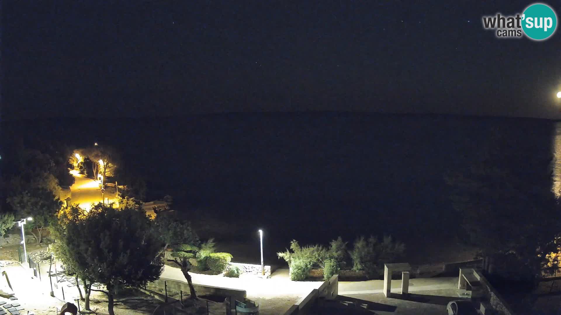 Webcam Plaža Male Mandre – Live View from Pag Island